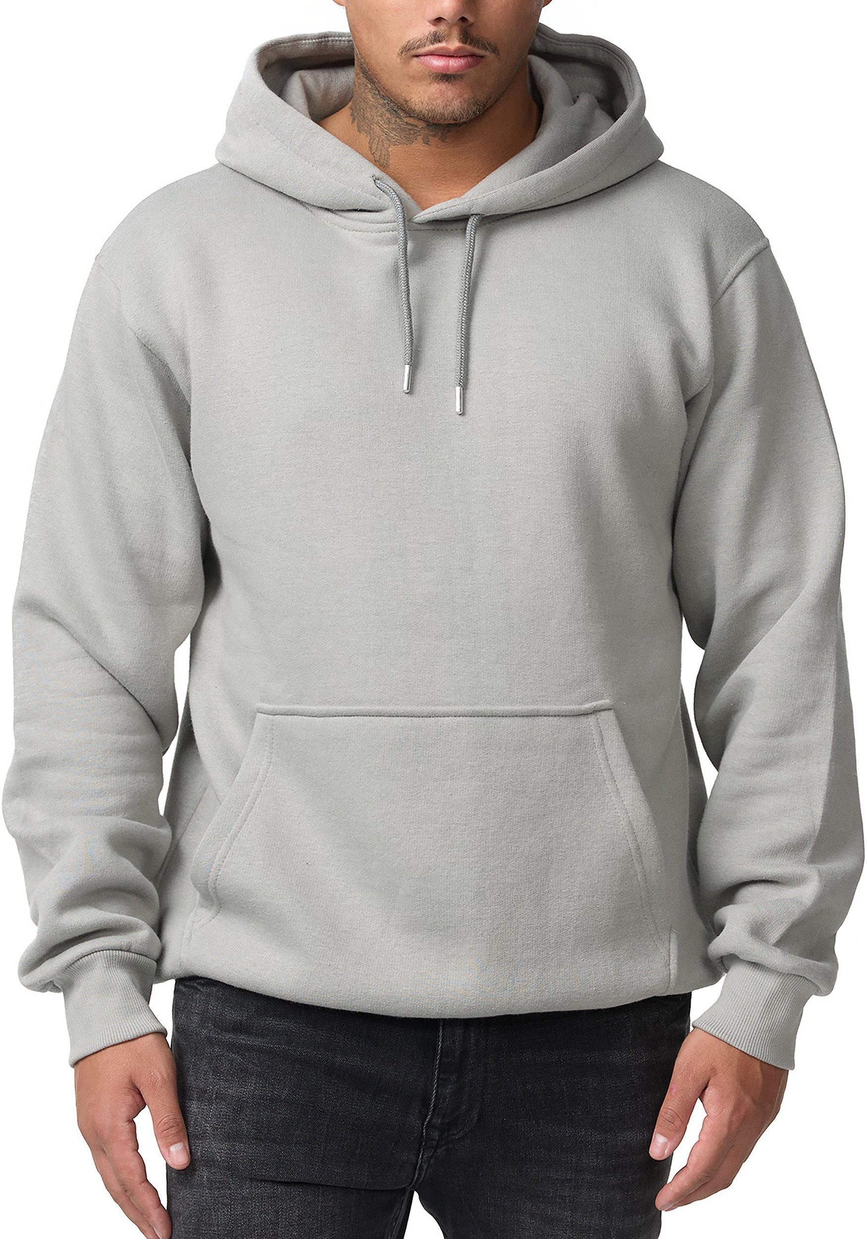Smith & Solo Kapuzensweatshirt Hoodie Herren Kapuzenpullover (1-tlg) Baumwollmischung
