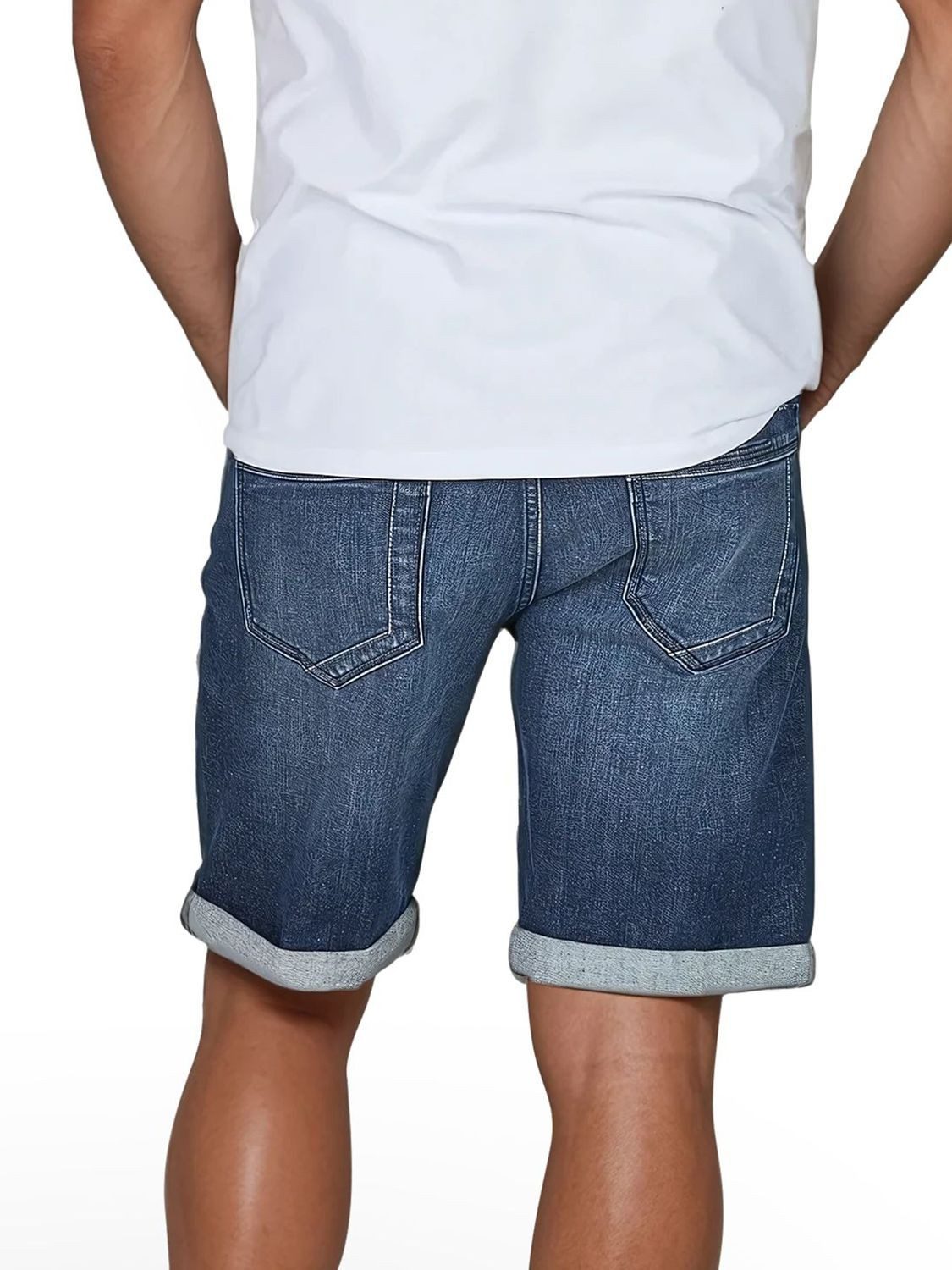 riverso Jeansshorts Herren Shorts RIVTom Regular Fit Bermudashorts mit Stretch – Bild 2 von 4