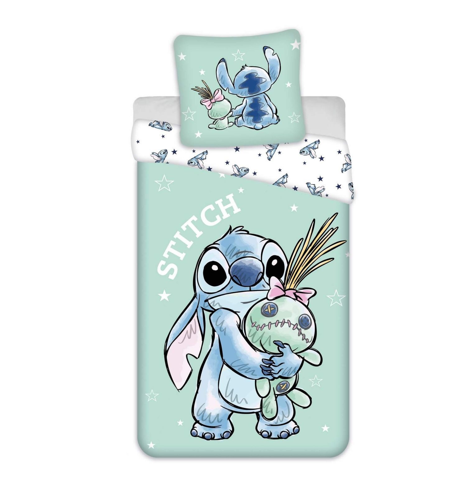 Jerry Fabrics Bettwäsche Disney Lilo & Stitch - Scrump - Wende-Bettwäsche-S günstig online kaufen