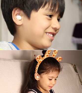 eleror Ultrakleine, leichte In-Ear-Kopfhörer (IPX5-wasserdichte Technologie schützt die Ohrhörer vor Schweiß, Regen und Spritzwasser, ideal für den Einsatz beim Sport oder im Freien., dünn gestaltete mit Premium HD-Sound ideal für Sport und Freizeit)