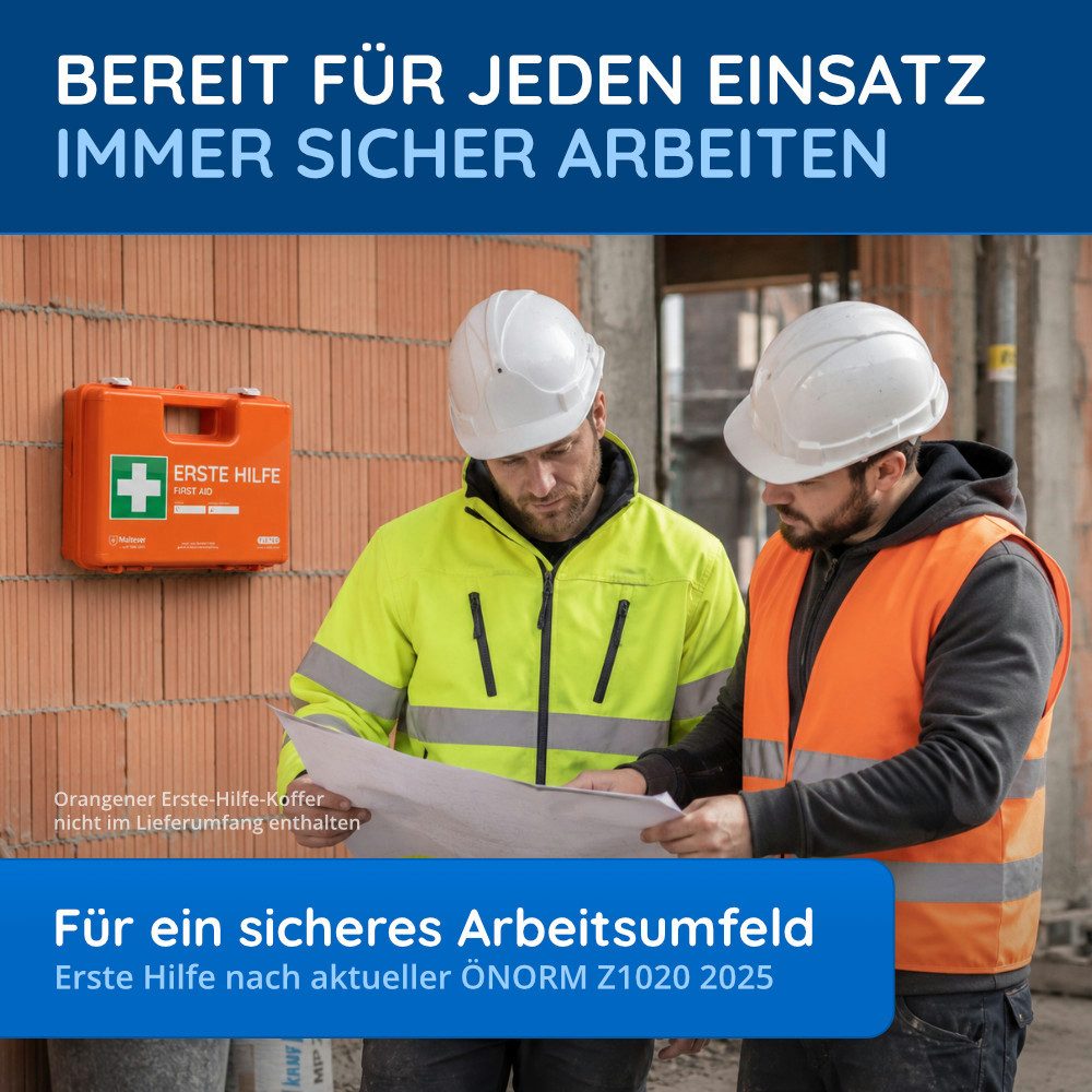 FLEXEO Erste-Hilfe-Set ÖNORM Z1020 (2025), (Nachfüllset, 52 St), praktisches Nachfüllset