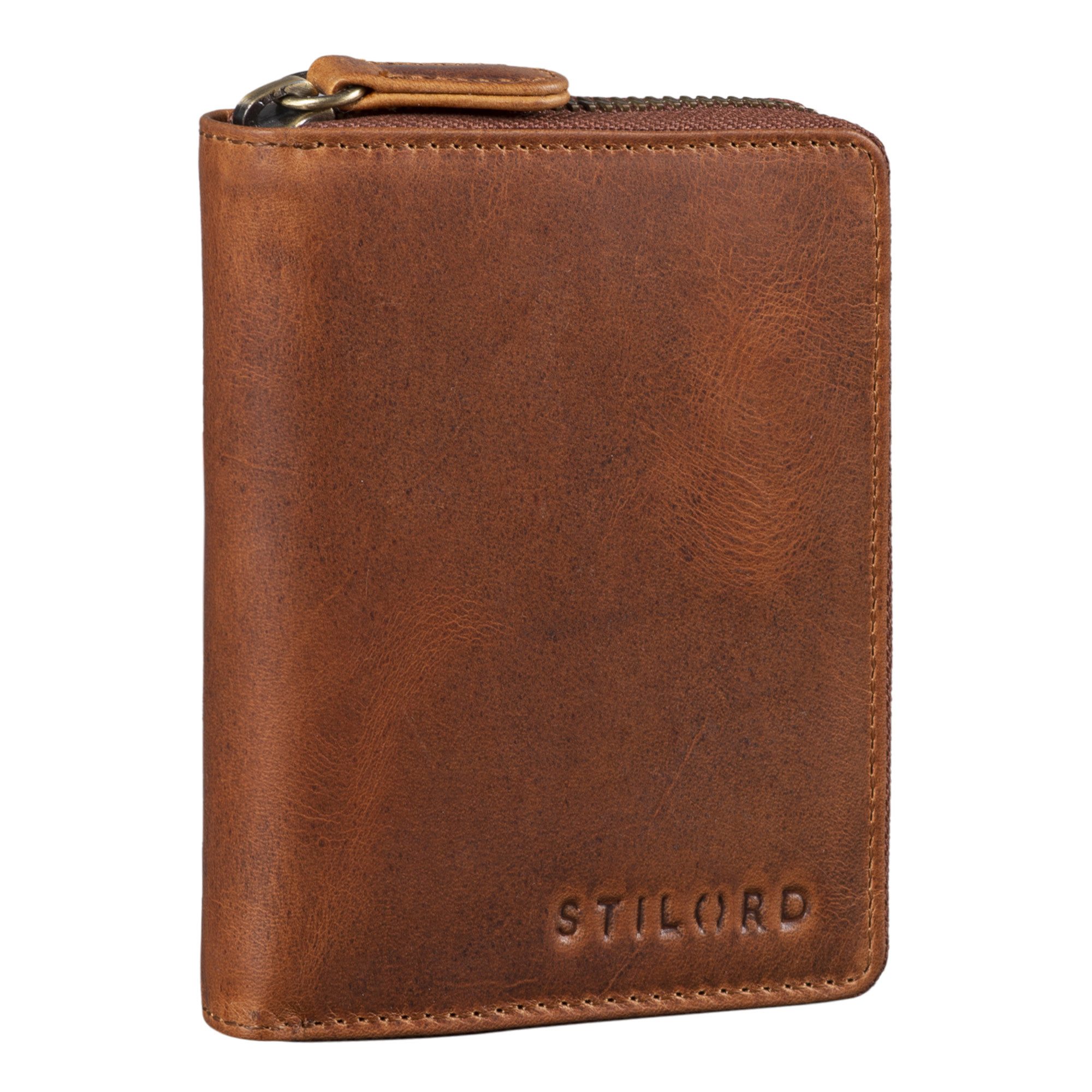 STILORD Geldbörse "Giannis" Mini Leder Portemonnaie Herren RFID