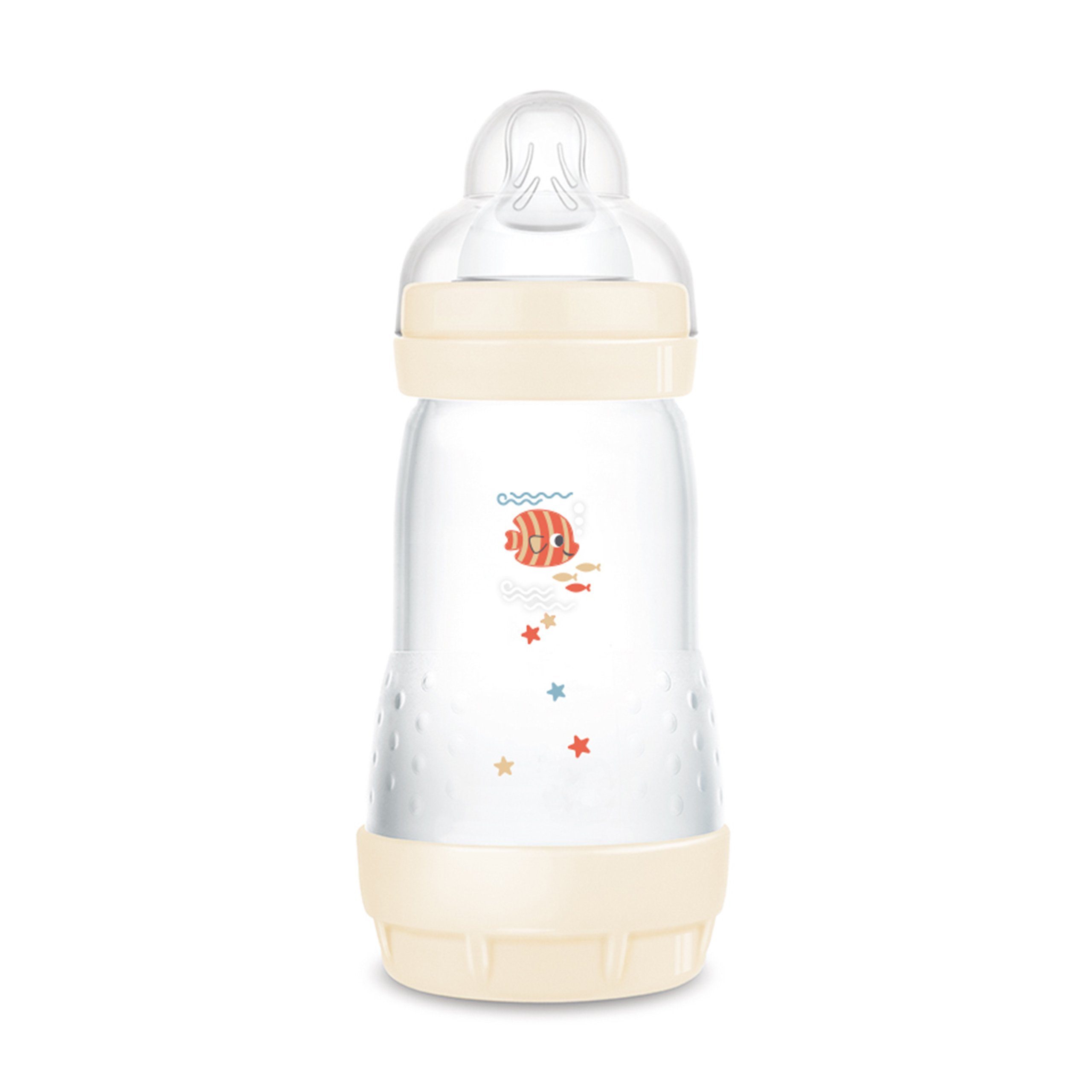 MAM Babyflasche Easy Start Baby Weithalsflasche mit SkinSoft Trinksauger