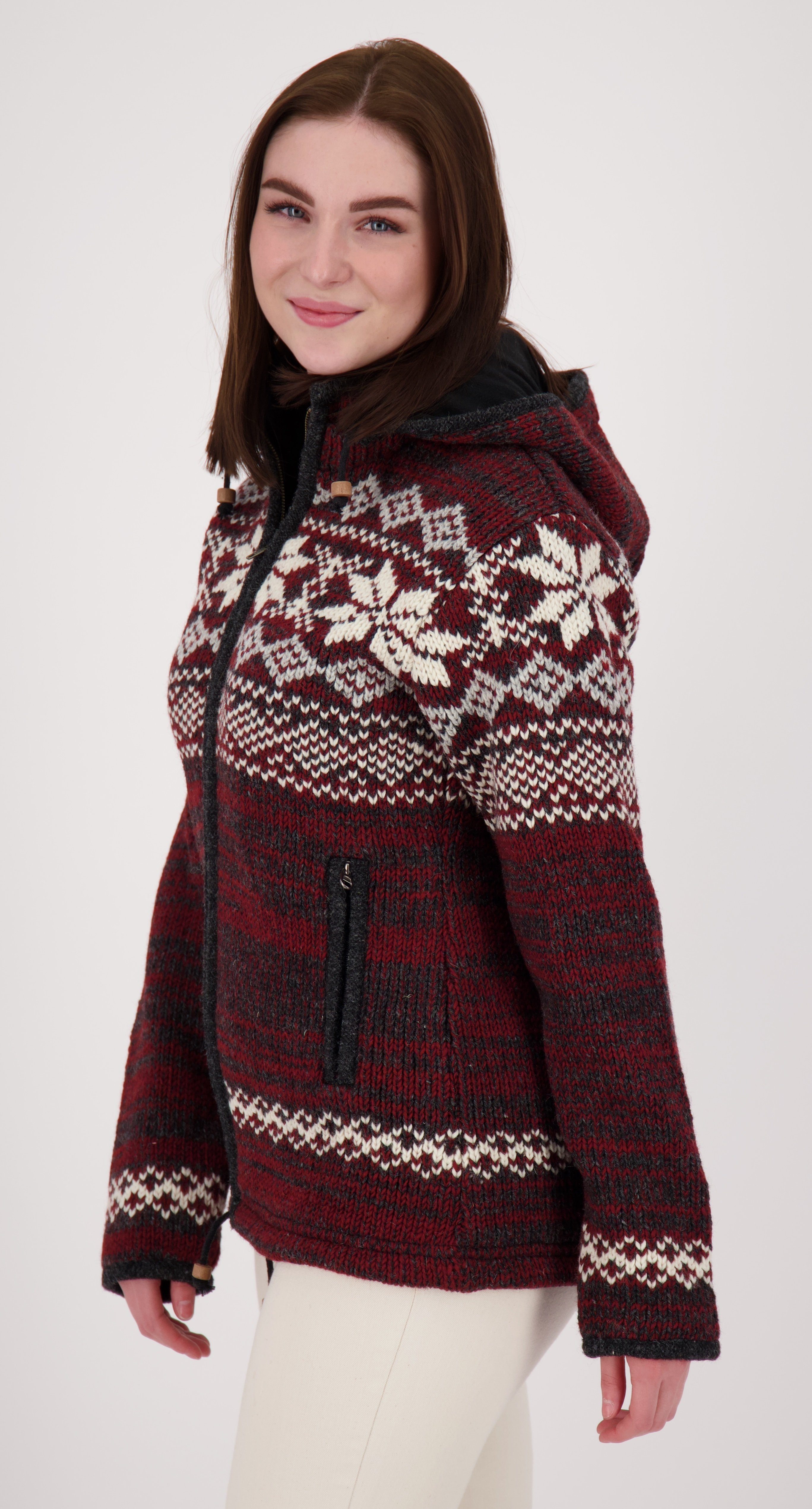 DEPROC Active Wolljacke ANNAPURNA CS Strickjacke & Wollfleecejacke Handmade günstig online kaufen