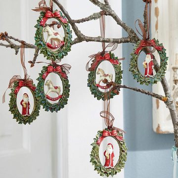 Mirabeau Christbaumschmuck Anhänger 6er Set Chaignes bunt (6-tlg)