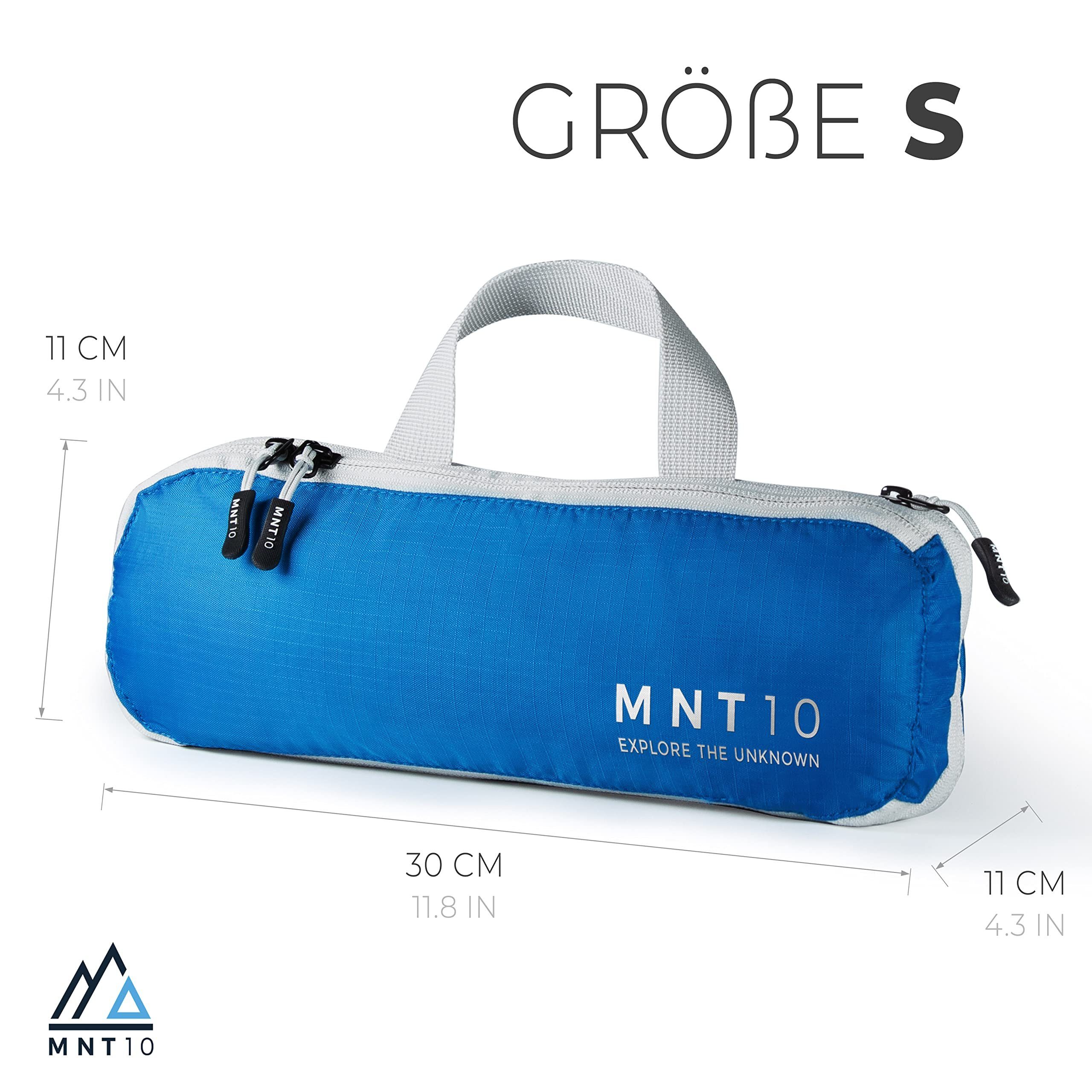 mit Packwürfel Kompression M, S, als Packtaschen Koffer-Organizer Schlaufe L, Kofferorganizer MNT10 XL, recycelt mit