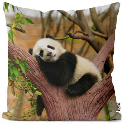 Kissenbezug, VOID (1 Stück), Schlafen Panda Natur Asien Bambus Natur Tier Asien Bär Pandabär Kinde