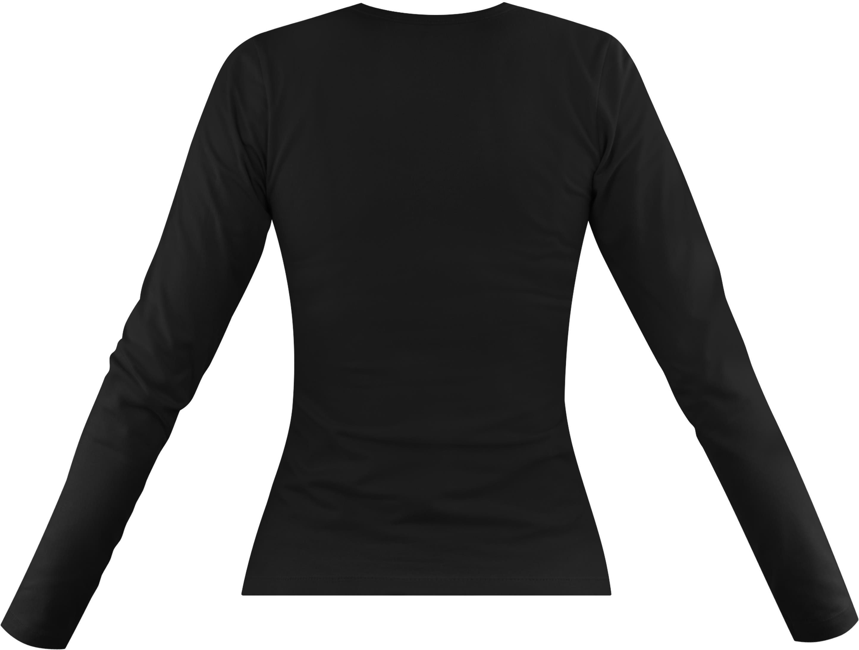 Janice Langarmshirt 3 x Damen Langarmshirt hochgeschlossen Niska Figurbeton günstig online kaufen
