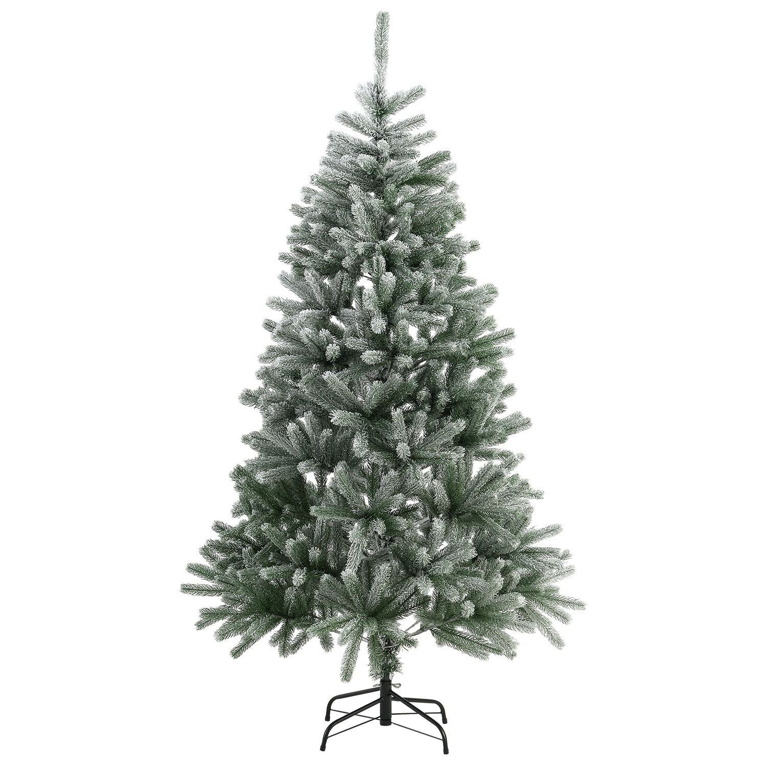 Juskys Künstlicher Weihnachtsbaum Tannenbaum Talvi 180, Tannenbaum, inkl. Ständer, einfacher Aufbau, naturgetreu
