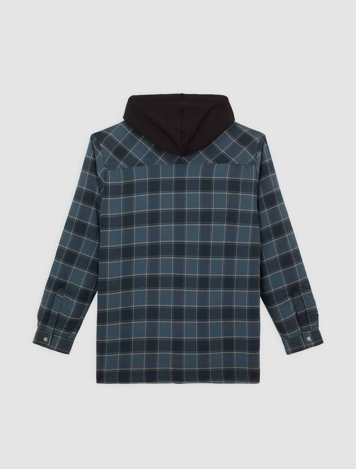 Dickies Funktionshemd Dickies Workwear Hemden FLEECE HOODED FLANNEL SHIRT J günstig online kaufen