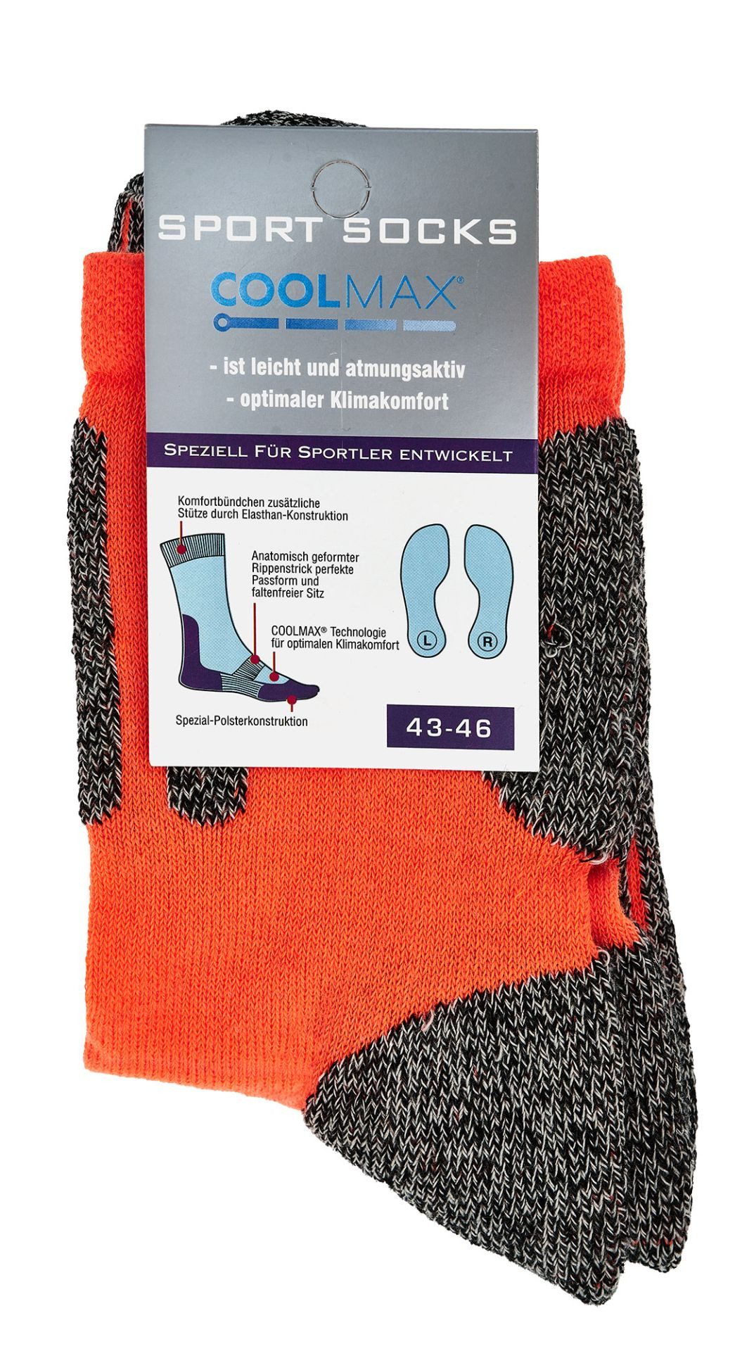 TippTexx 24 Sportsocken 2 Paar COOLMAX günstig online kaufen