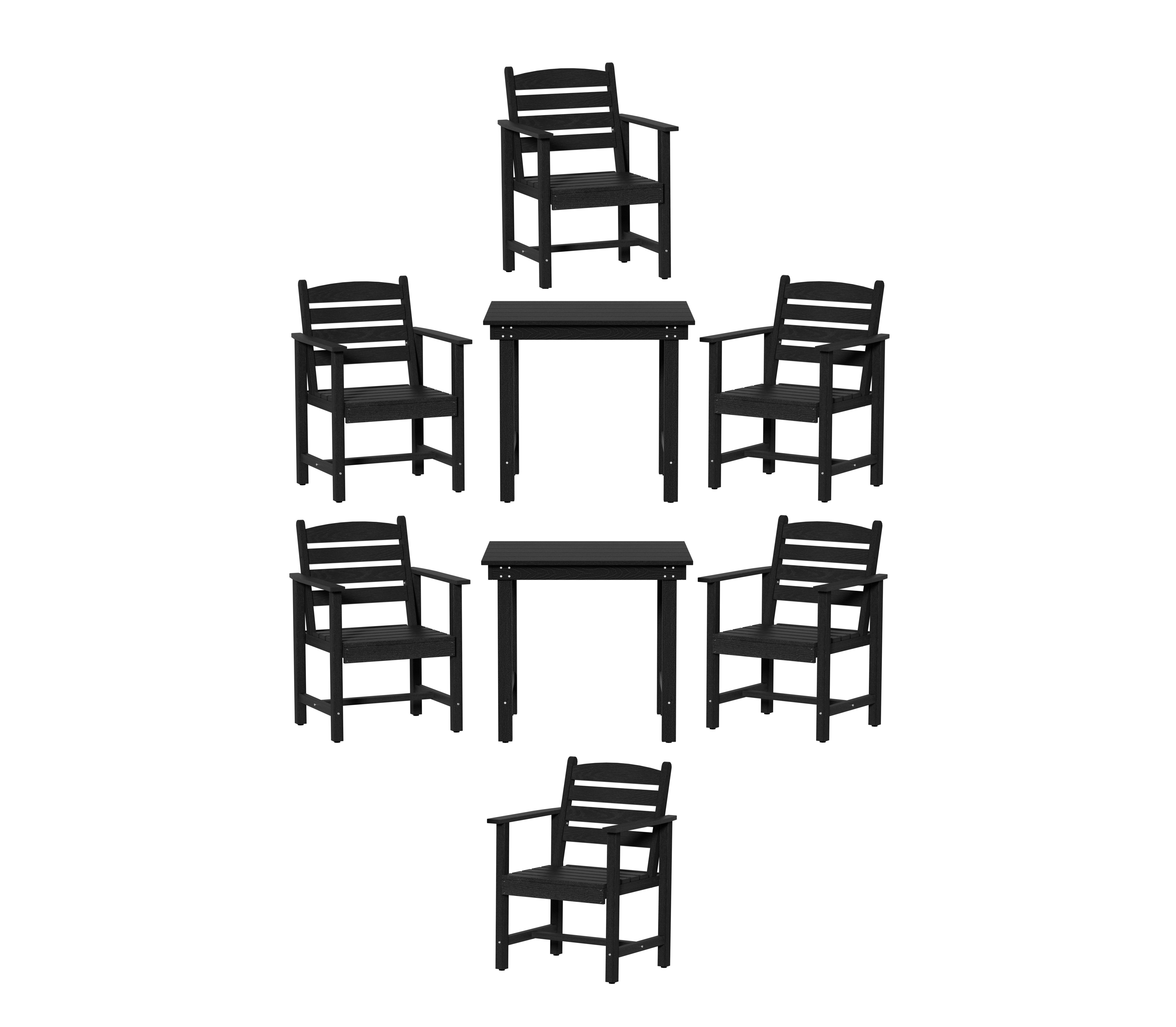 UEV Gartenlounge-Set HDPE Outdoor Möbel 8 günstig online kaufen