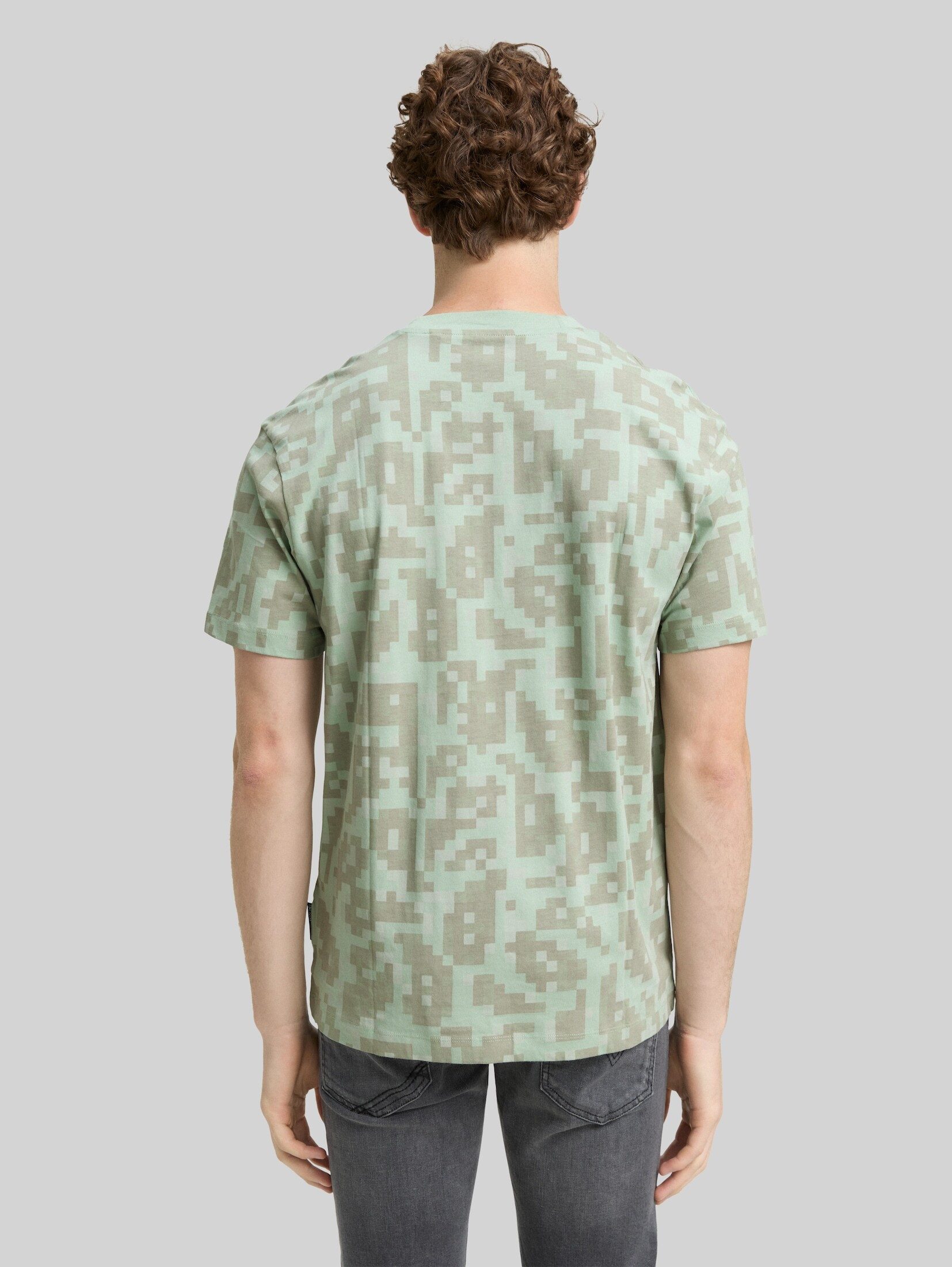 TOM TAILOR Denim T-Shirt T-Shirt Relaxed Fit T-Shirt mit Muster