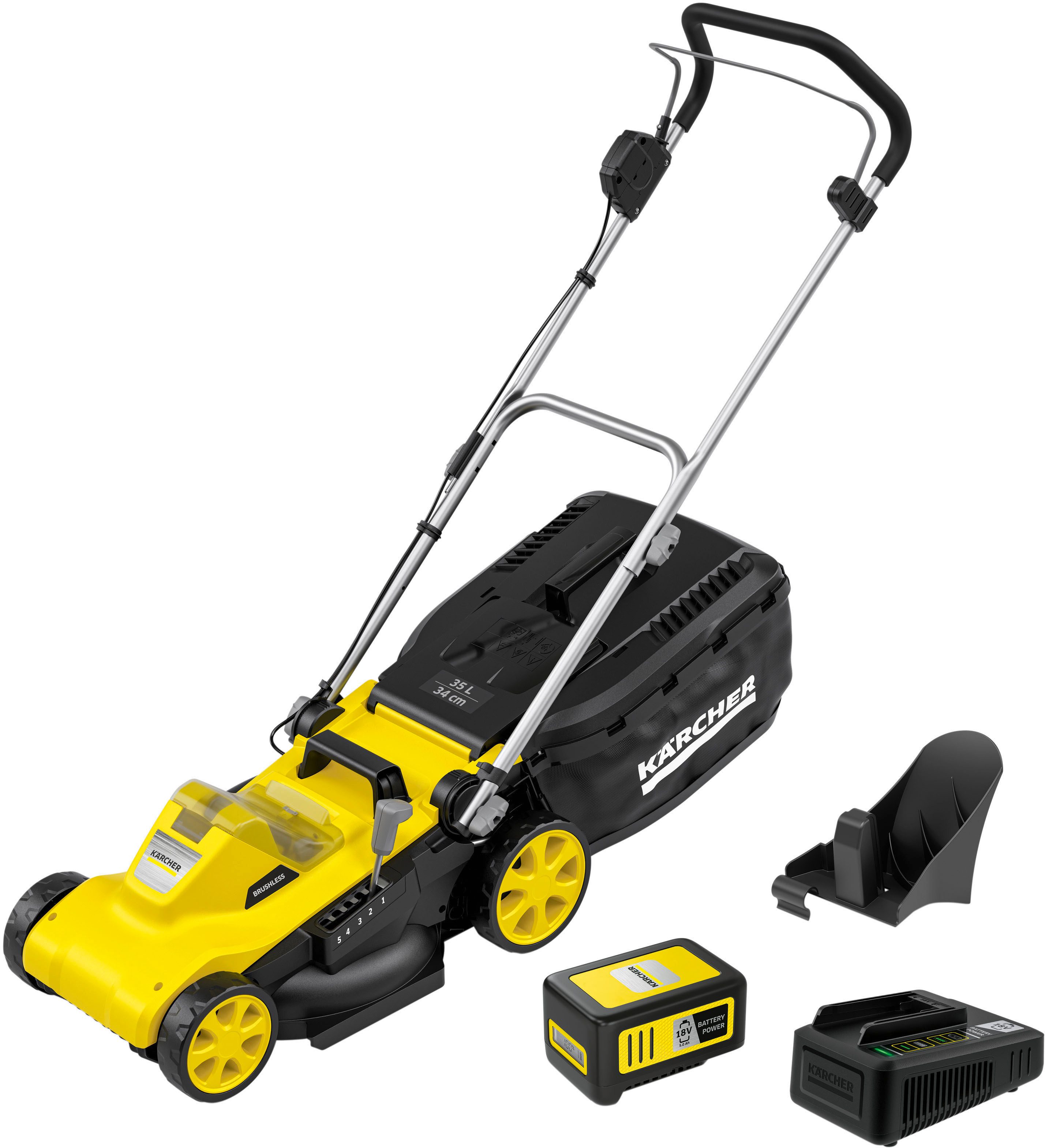 KÄRCHER Akkurasenmäher LMO 3-18 Battery Set, 34 cm Schnittbreite, inkl. Akk günstig online kaufen