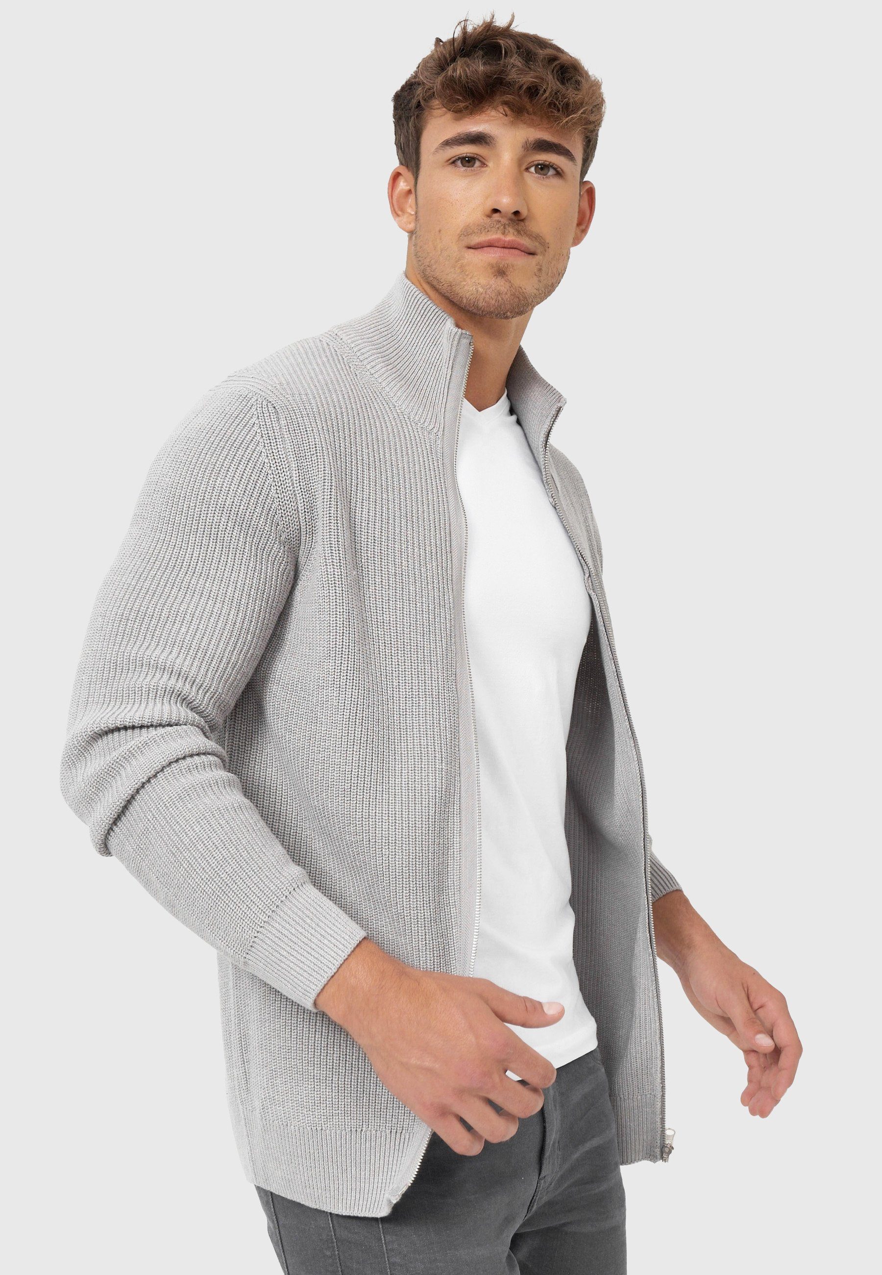 Indicode Strickjacke Herren Dodson Herrenstrickjacke