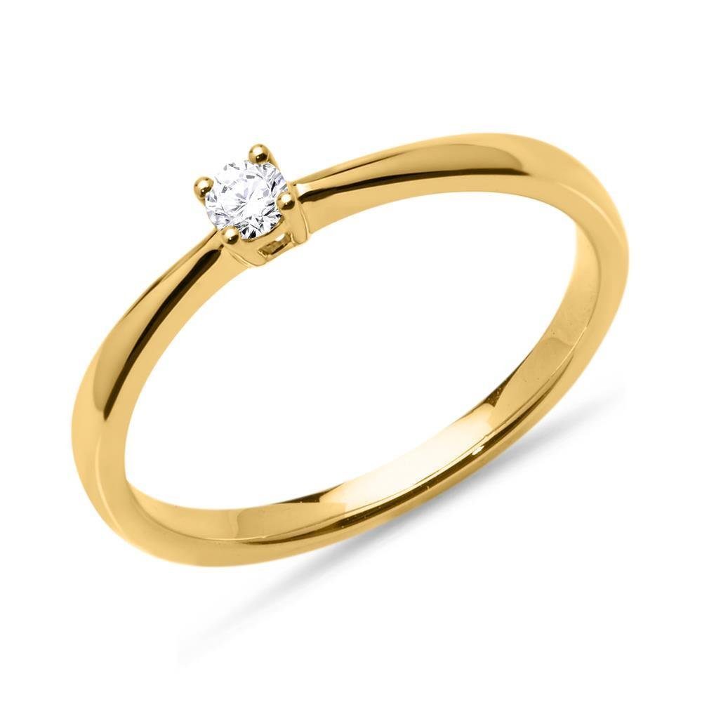 Unique Verlobungsring Filigraner Verlobungsring Diamant 0,1 ct. VR0132 (Größe: 62mm)
