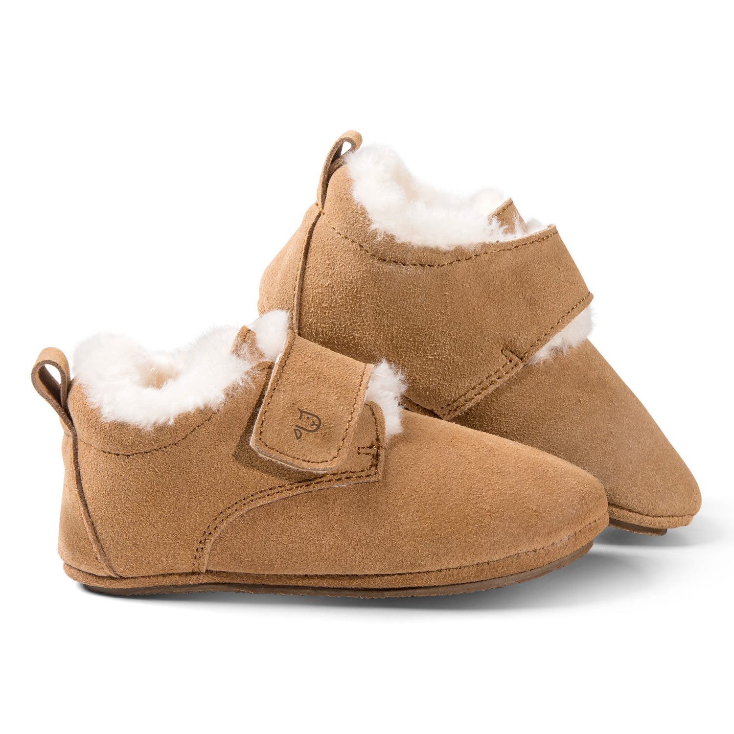 Fellhof Fellhof Kinderhausschuh Mogli hellbraun Pantoffel (1 Paar, 1-tlg., 1 Paar) 100% Lammfell, Naturmaterial