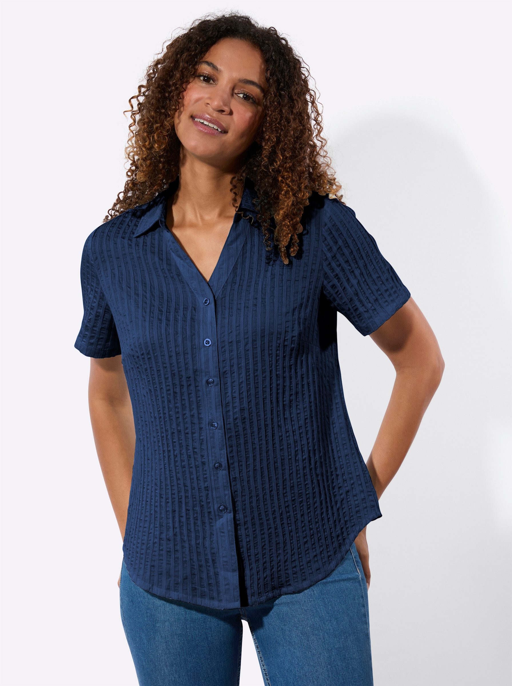 Witt Klassische Bluse Kurzarm-Bluse Kurzarm günstig online kaufen