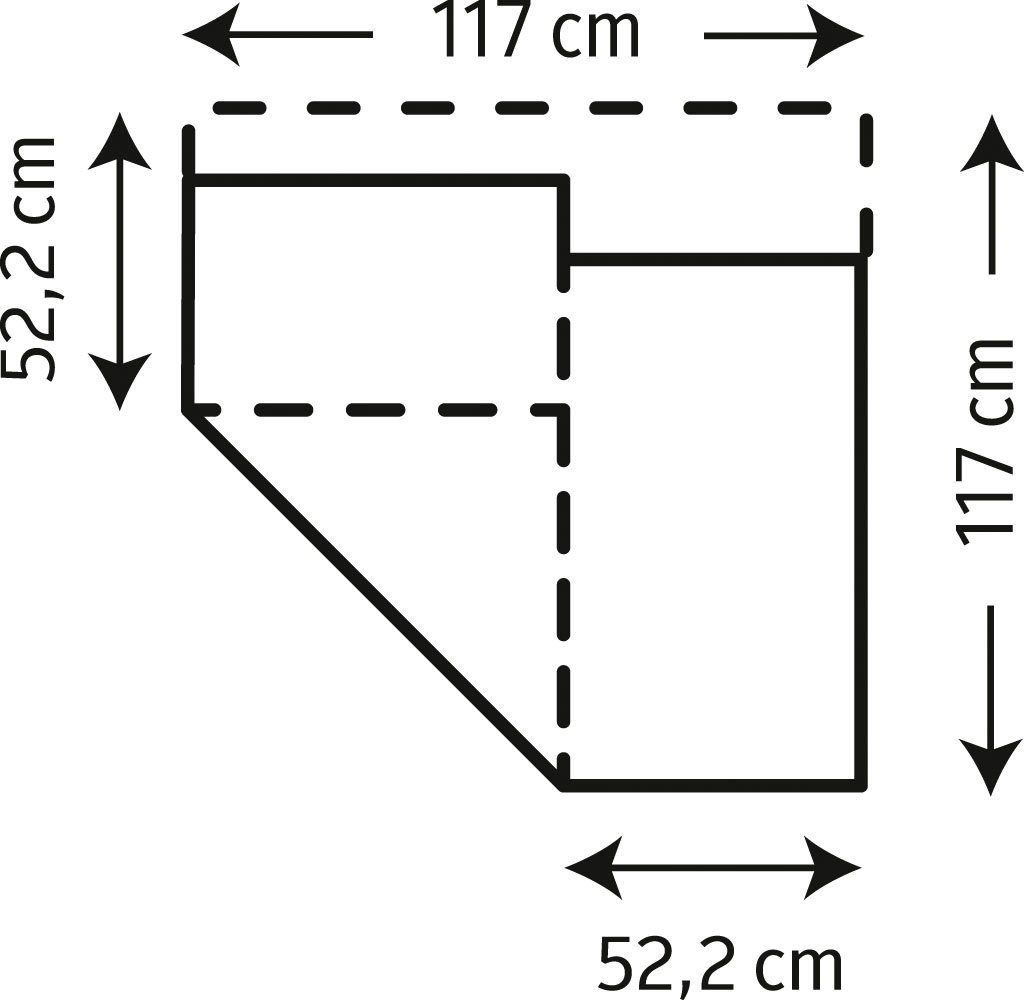 3-St), Freiham, Schrank-Set 3-teilig (Set, weiß rauch