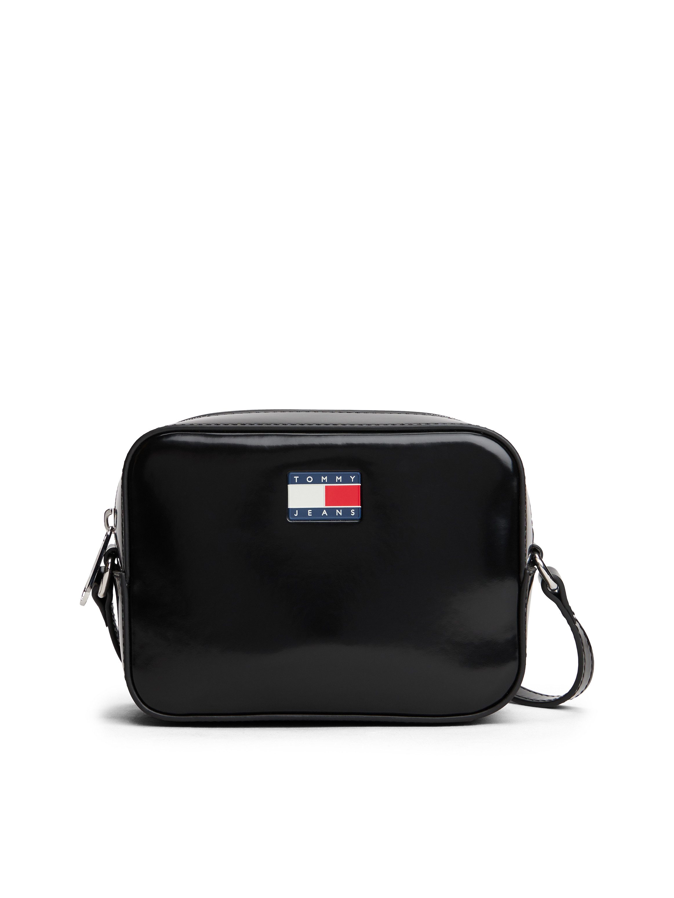 Tommy Jeans Umhängetasche TJW MUST CAMERA BAG, Damen Schultertasche, Minibag, Kamerabag mit typischer Logoflagge