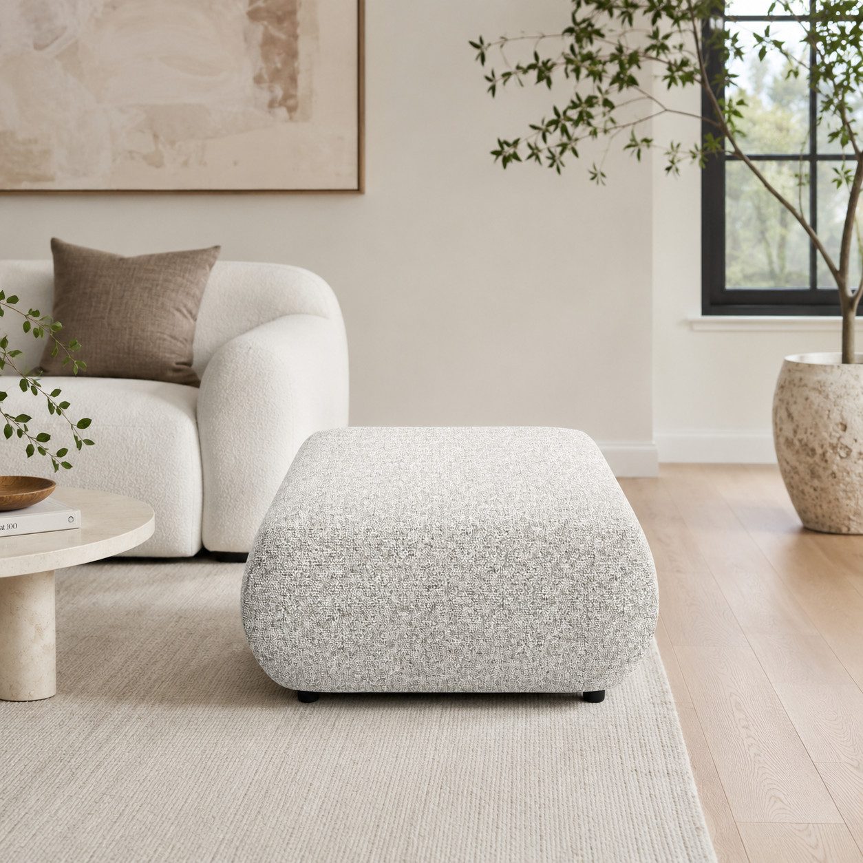 Goldstoff Pouf 