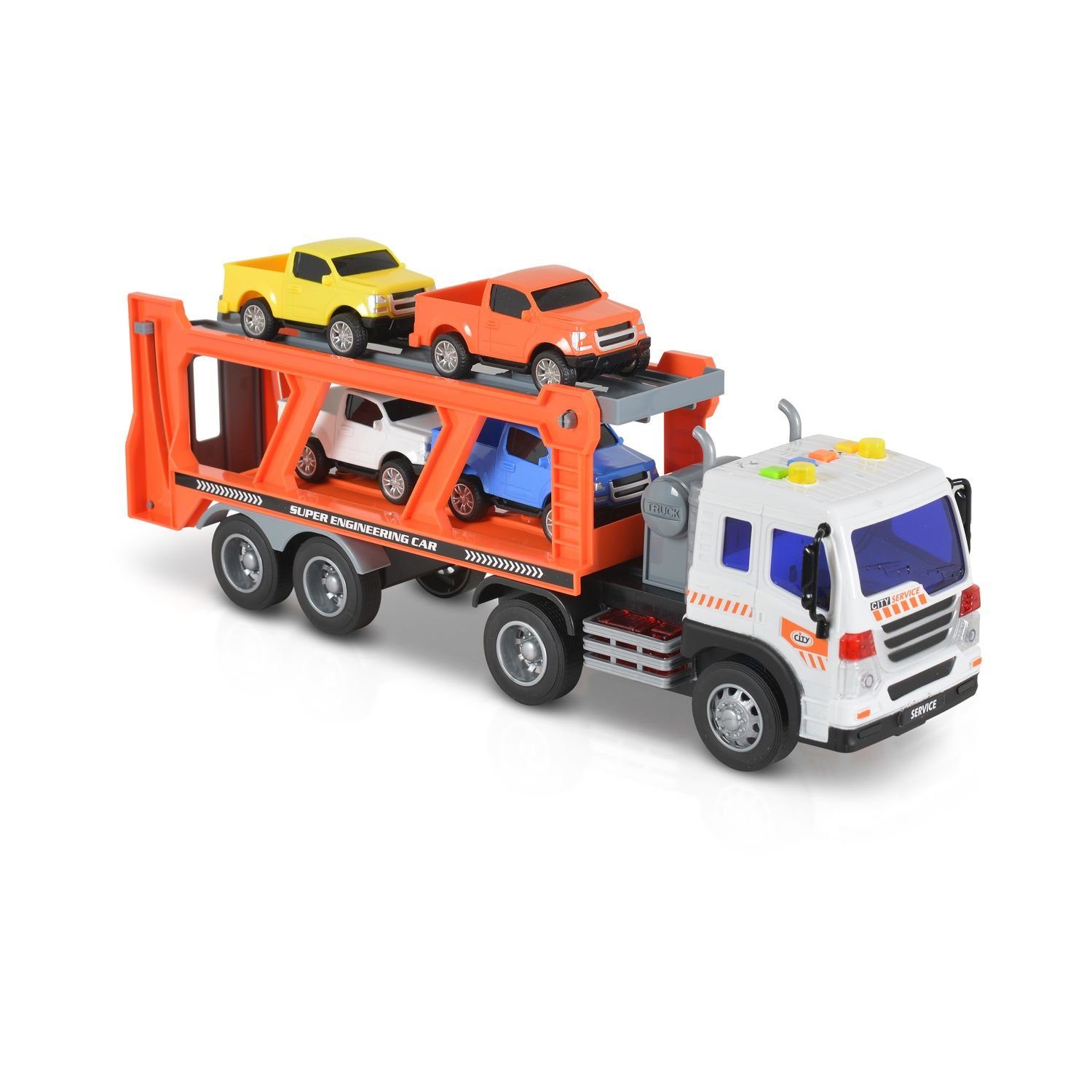 Moni Spielzeug-Auto Spielzeug Autotransporter, WY572A, Soundfunktion, 1:16, günstig online kaufen
