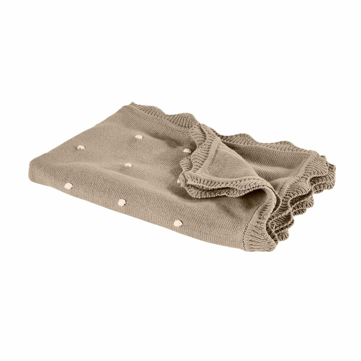 Tagesdecke Plaid Saphie braun
