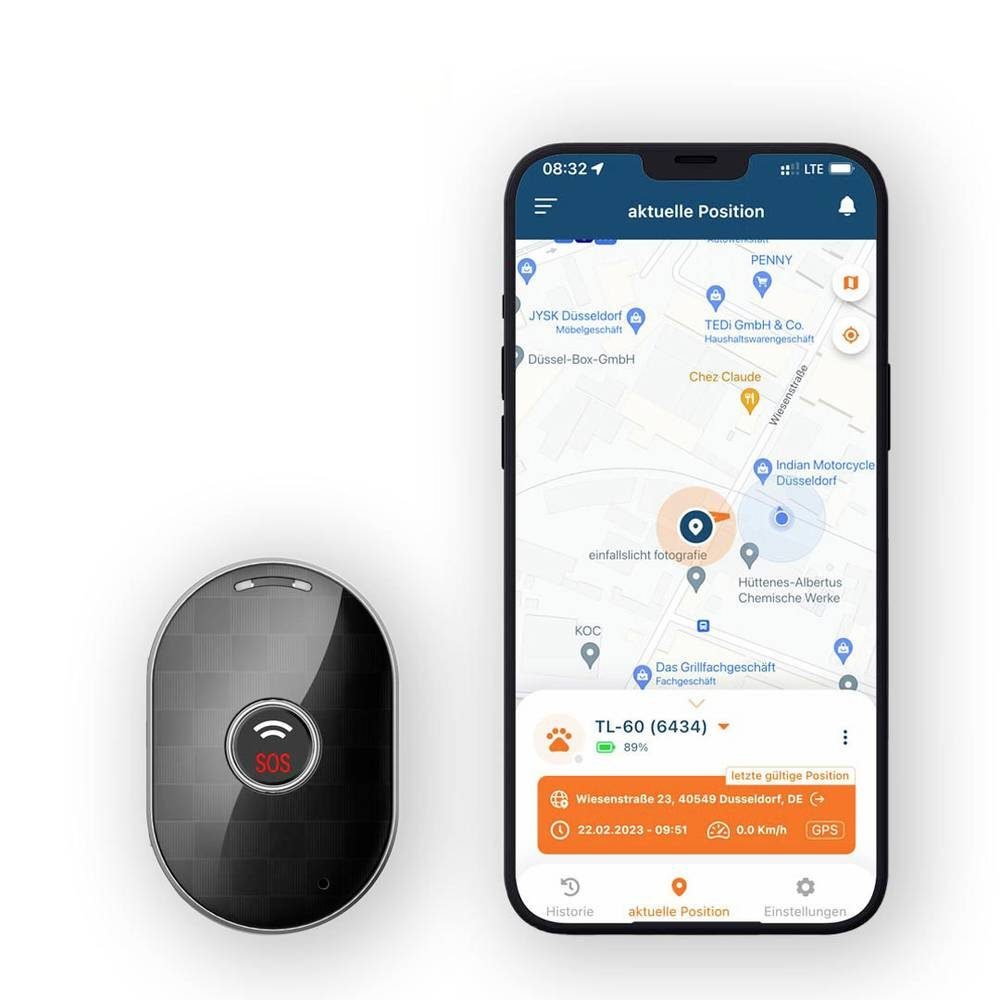 trackilive – TL 5 2G, PERSONAL GPS TRACKER GPS-Tracker (SOS-Funktion, Spritzwassergeschütztes Gehäuse)