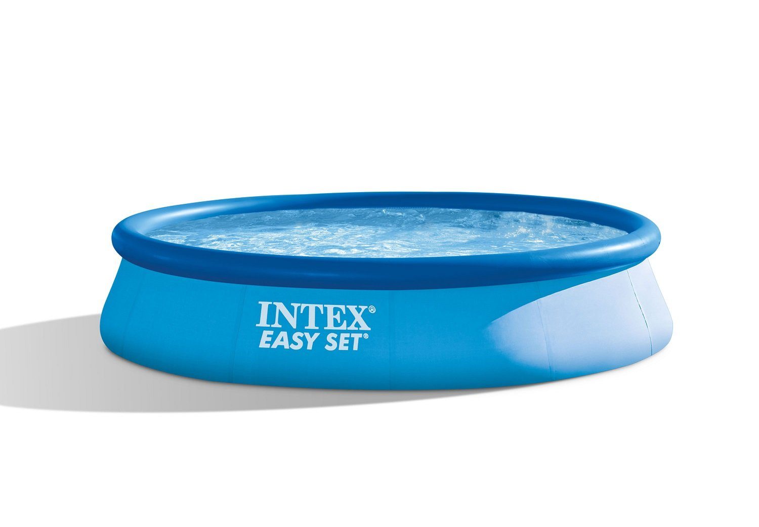 Intex Schwimmbecken Intex 28142 Gartenpool Easy Set Pool mit Filterpumpe Durchmesser 396cm