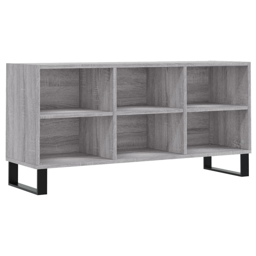 cm Holzwerkstoff Grau (1-St) 103,5x30x50 TV-Schrank TV-Schrank Sonoma vidaXL