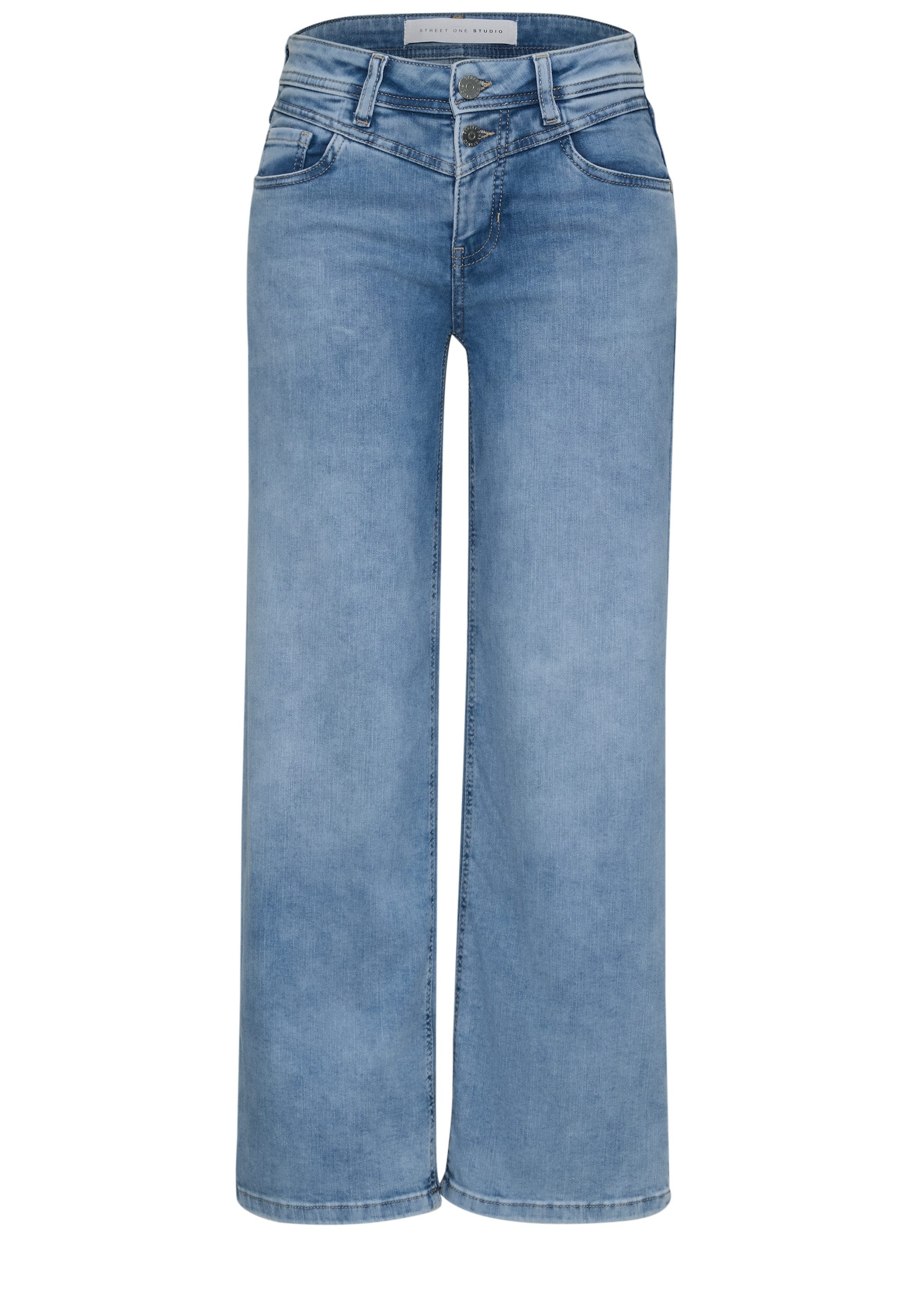 STREET ONE STUDIO Loose-fit-Jeans mit Wide Legs – Bild 5 von 5