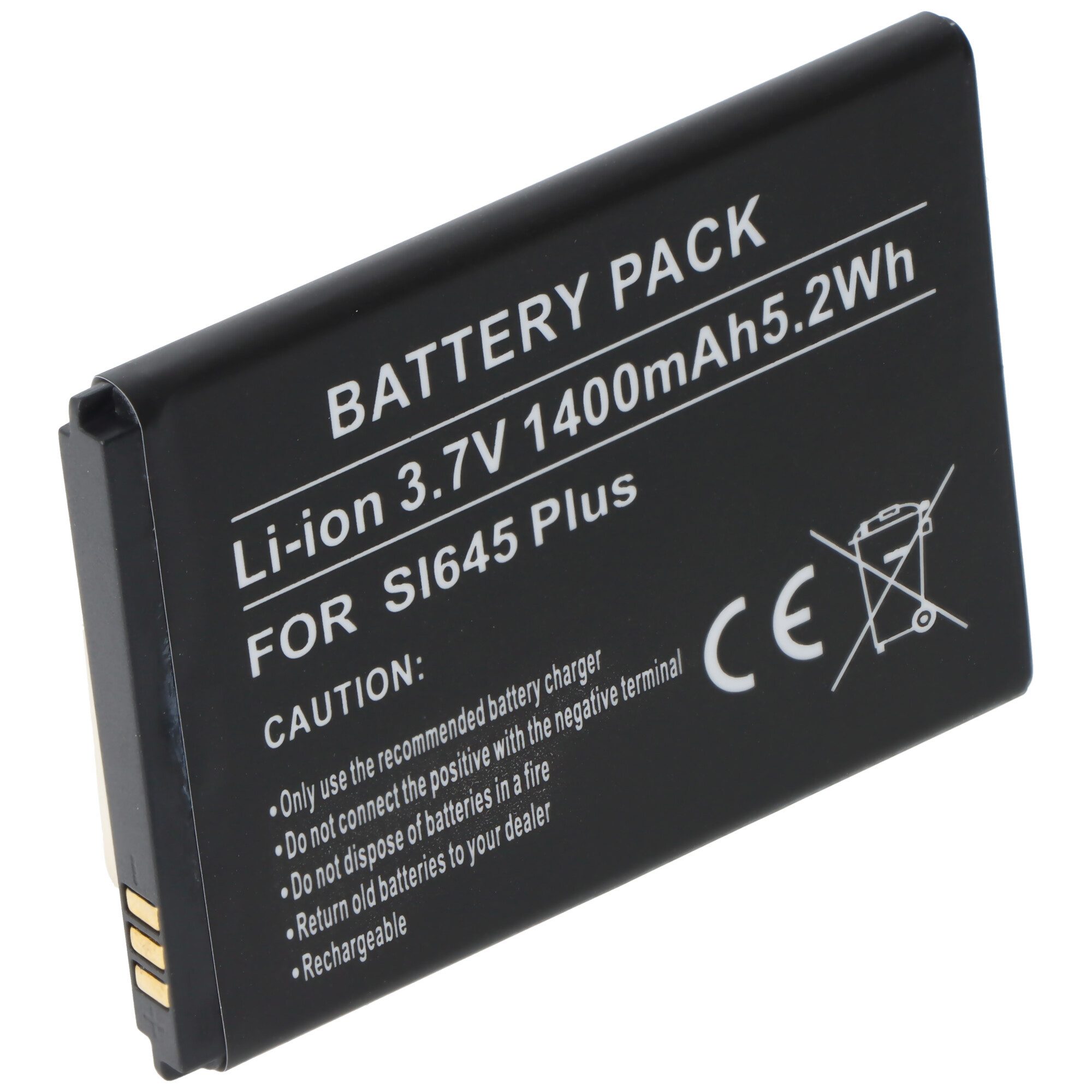 Akku kompatibel Bea-Fon SL645/SL645Plus Akku, Li-ion, 3,7V, 1400mAh, Akku
