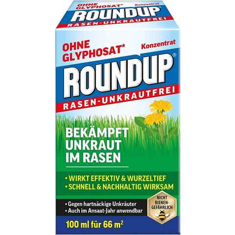 ROUNDUP Unkrautbekämpfungsmittel Roundup Rasen Unkrautfrei Konzentrat 100 ml