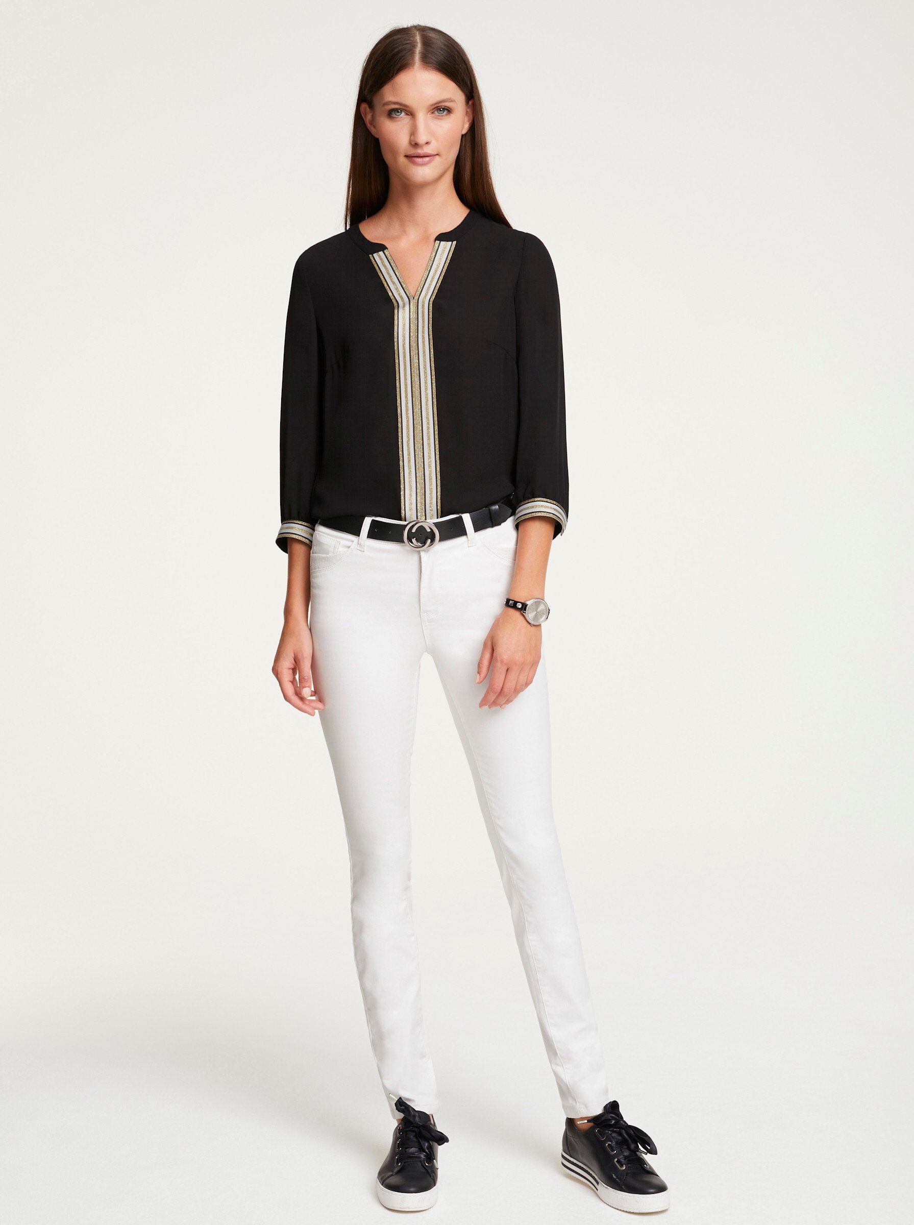 Klassische Bluse Bluse