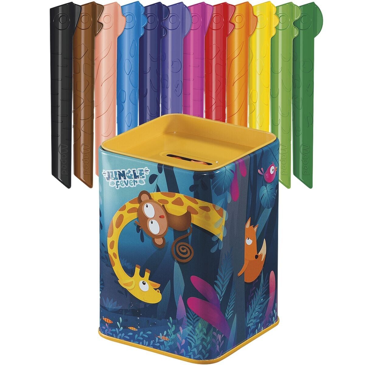 MAPED Buntstift COLOR'PEPS INFINITY, (12-tlg), 12 Farben, mit Metallbox