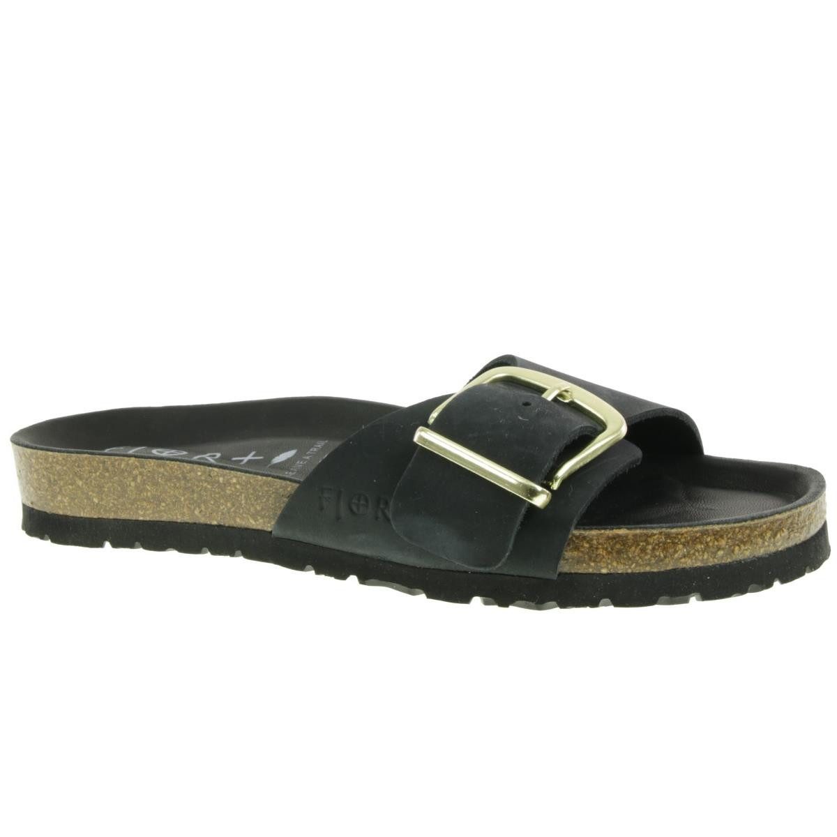 Supersoft FJORT weiche Leder Pantolette schwarz EUR 38 Pantolette