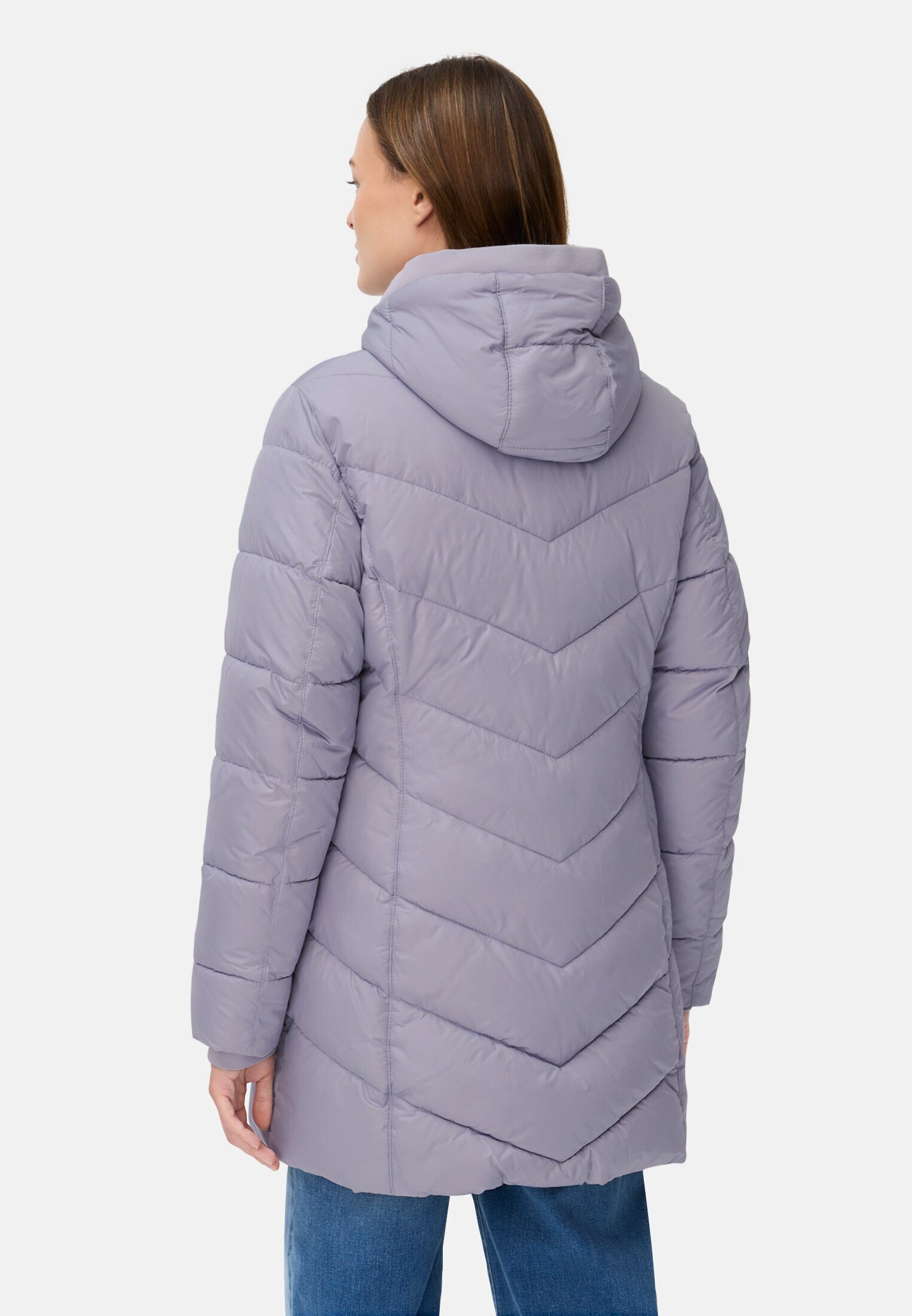 camel active Steppjacke mit abnehmbarer Kapuze Langarm Abnehmbare Kapuze günstig online kaufen