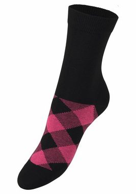 H.I.S Socken (7-Paar) in angesagtem Rhombenmuster