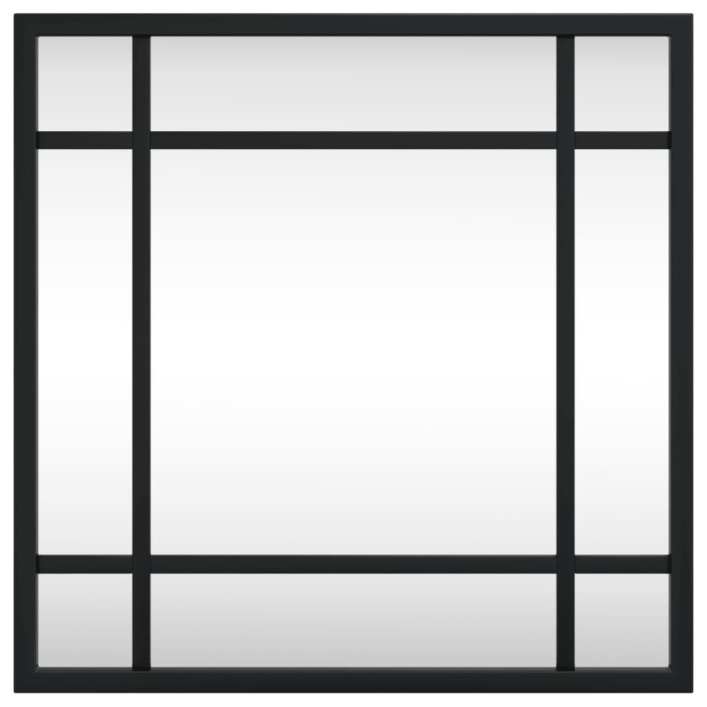 vidaXL Spiegel 30 x 30 cm Wandspiegel Schwarz 30x30 cm Quadratisch Glas für moderne I