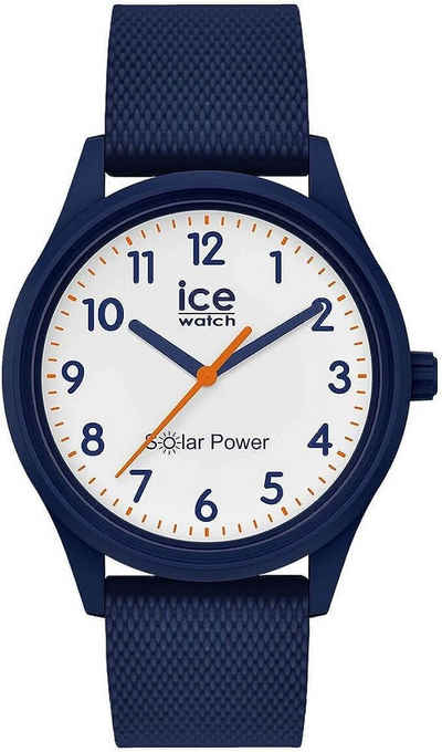 ice-watch Quarzuhr, Ice-Watch - ICE solar power Blue Mesh (Small)