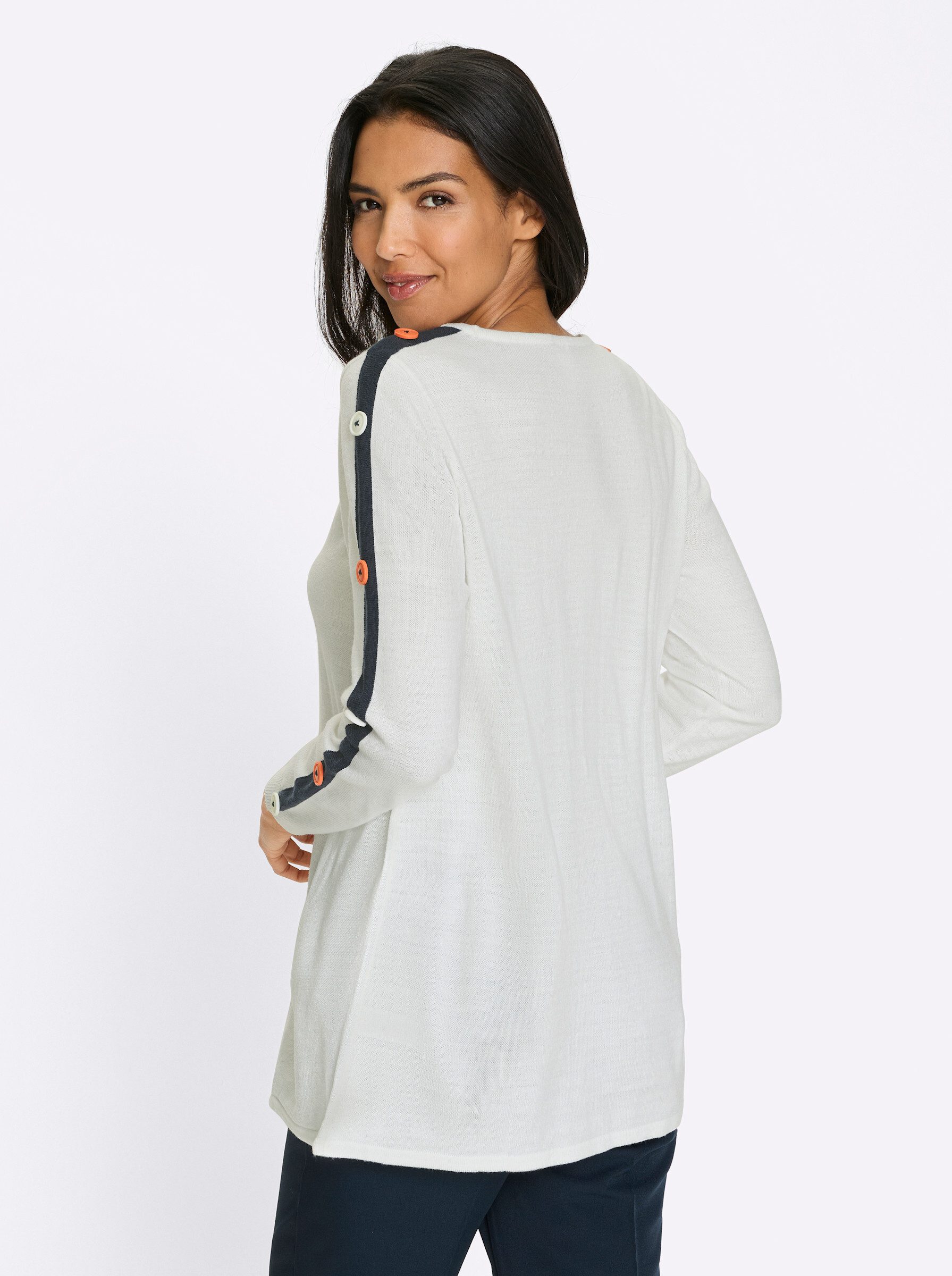 Sieh an! Strickpullover Longpullover günstig online kaufen