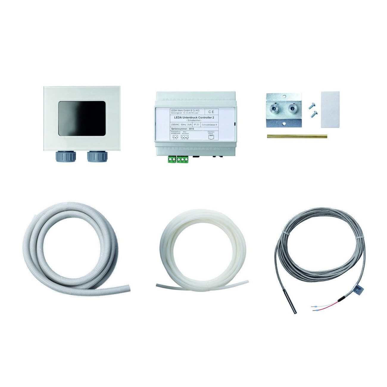 LEDA Kaminofen-Differenzregler Unterdruckwächter LEDA LUC 2