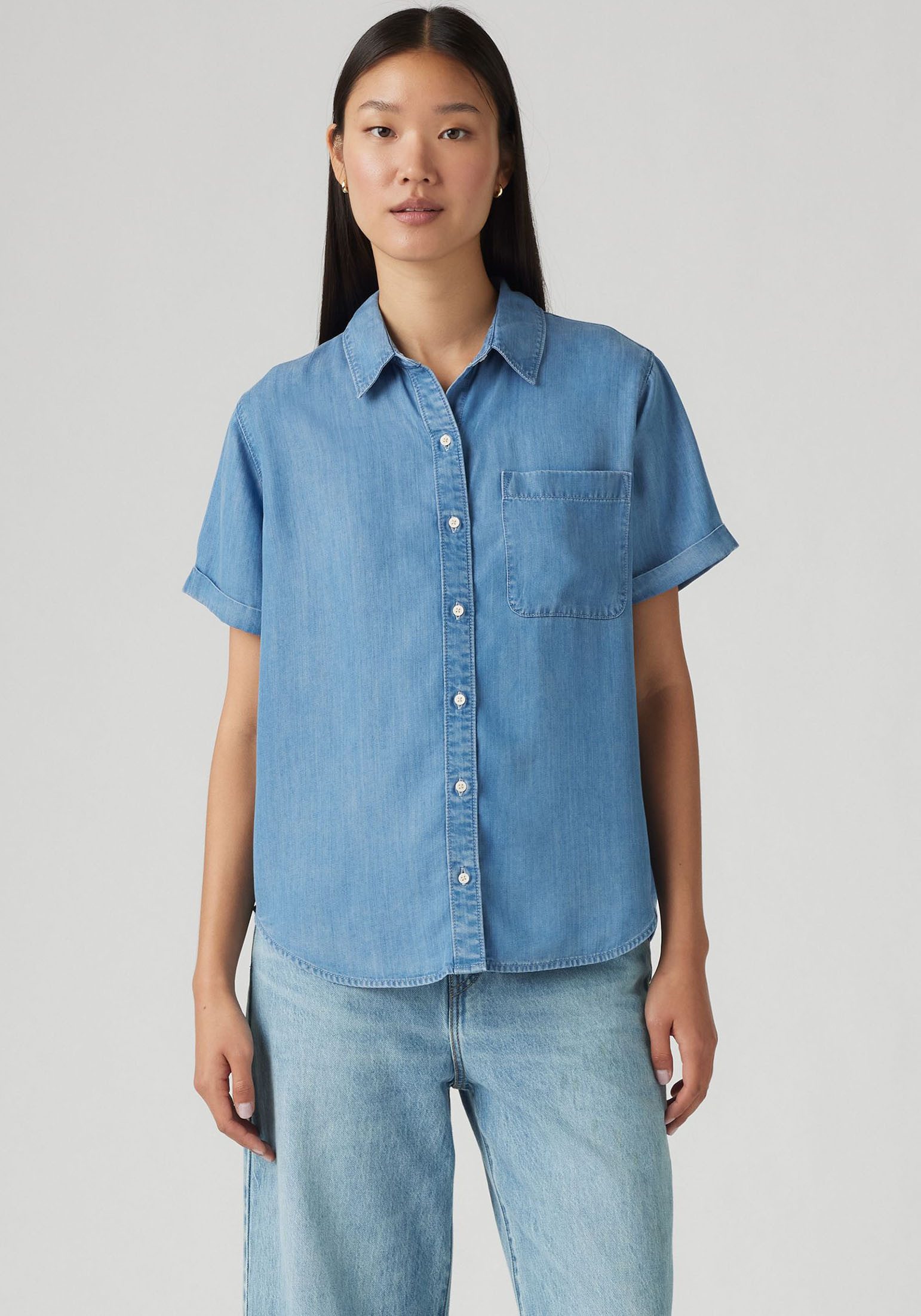 Levi's® Hemdbluse DARLENE SS SHIRT im Jeans-Style