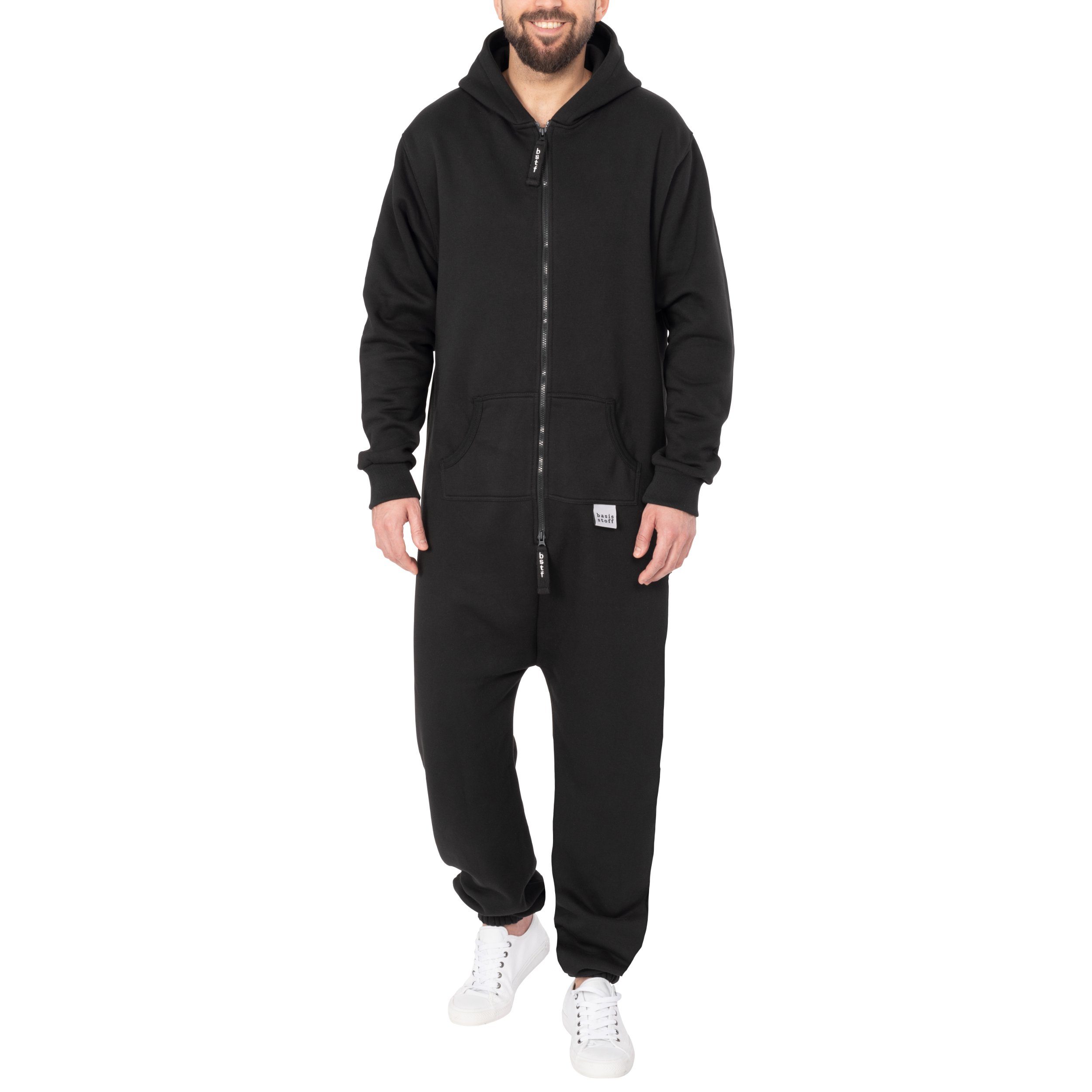 Basisstoff Jumpsuit Basisstoff Sheesh Herren Jumpsuit Overall Onesie Einteiler
