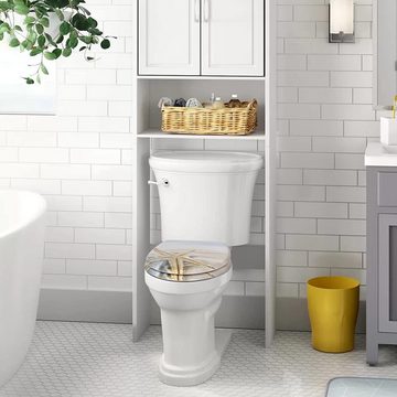 Woltu WC-Sitz (1-St), Softclose mit Absenkautomatik Klodeckel Duroplast