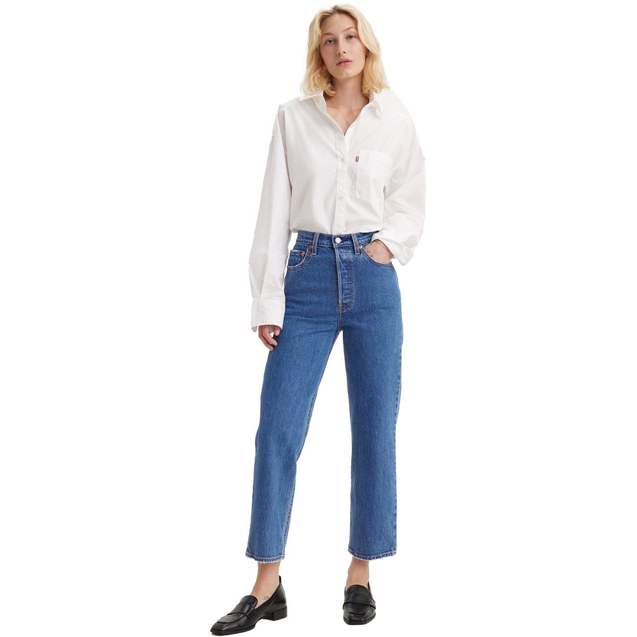 Straight-Jeans RIBCAGE STRAIGHT ANKLE