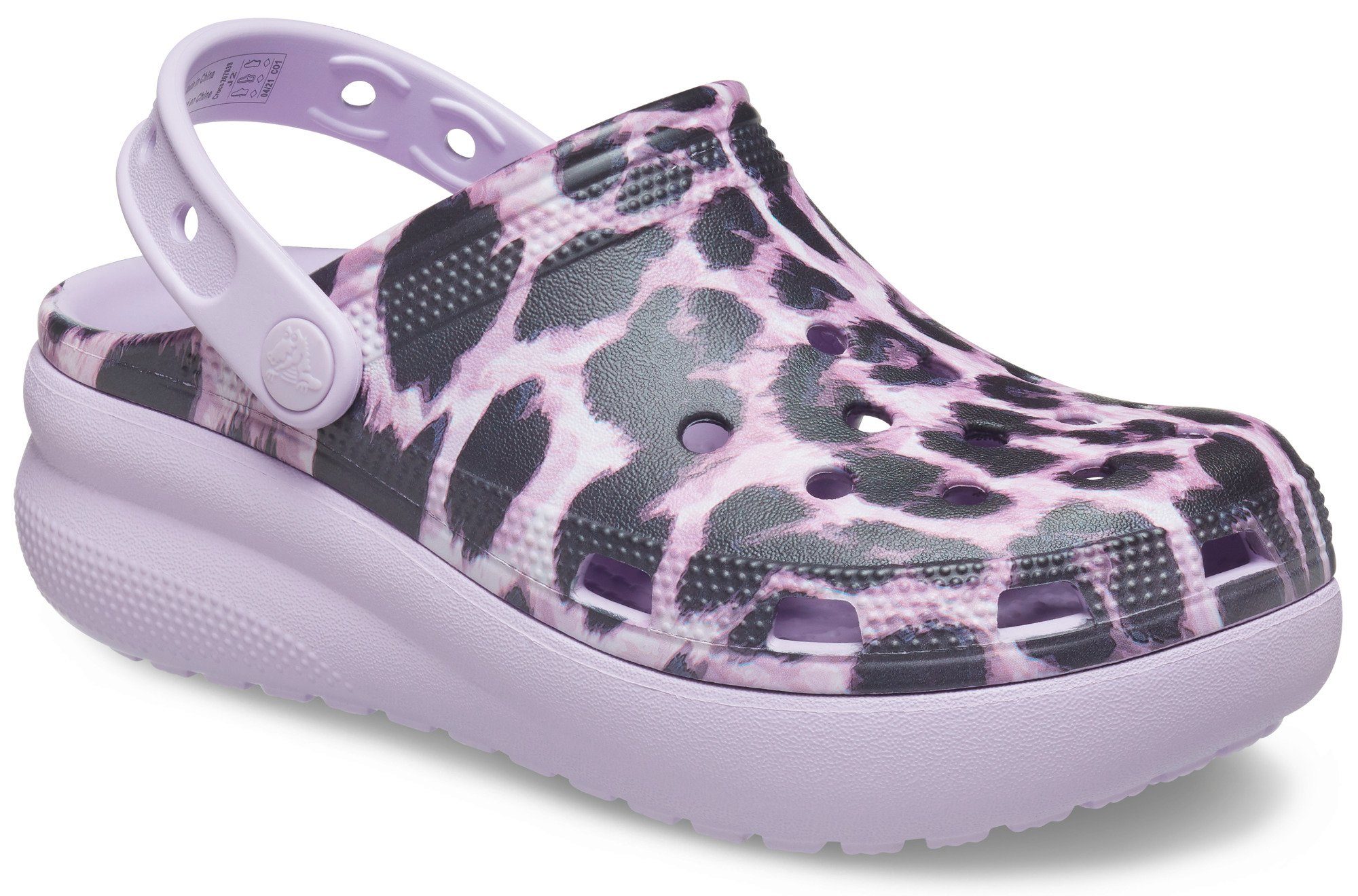 Crocs Classic Crocs Animal Cutie Clog K Clog mit Plateausohle, Cooler  Hausschuh mit Leo-Muster