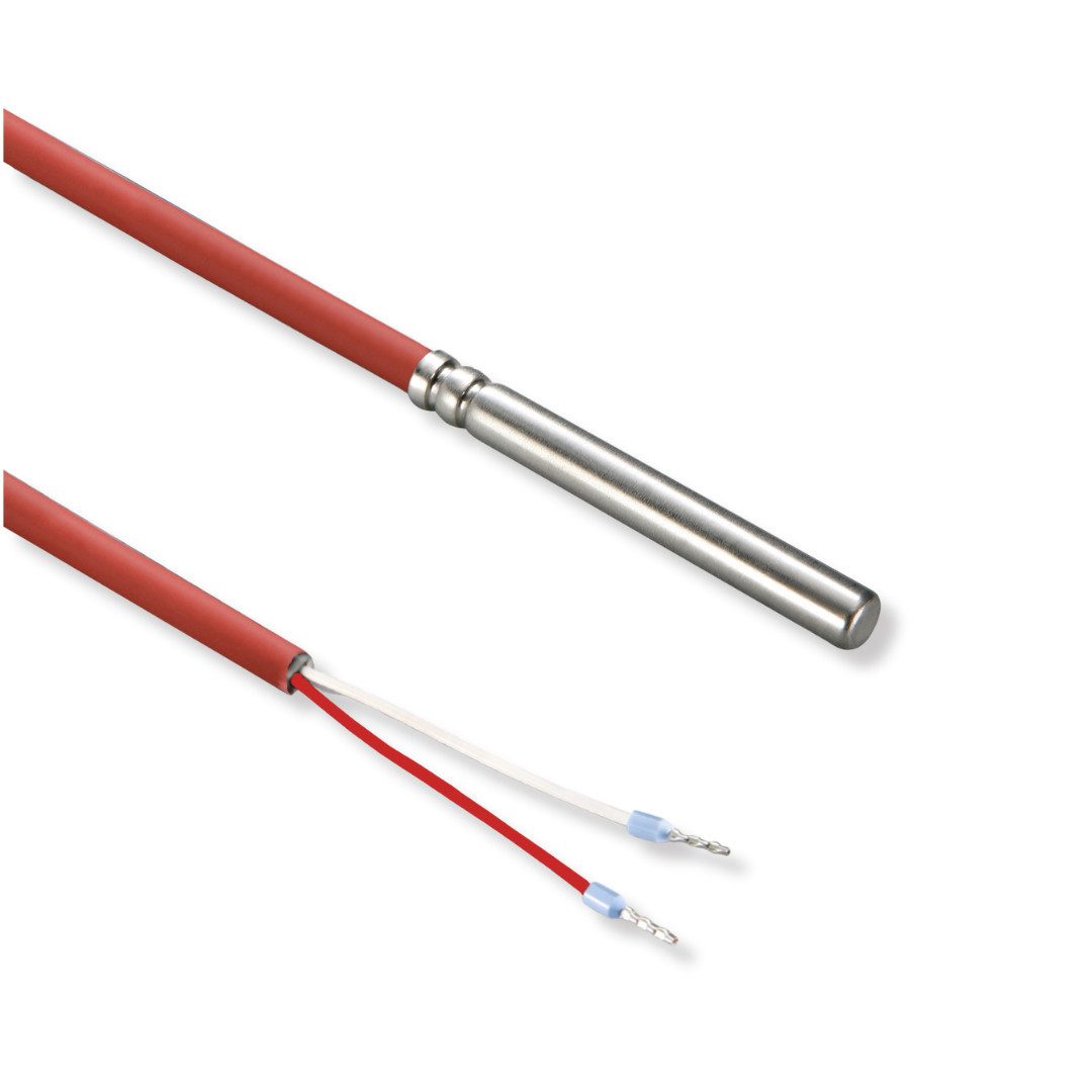 Sensorshop24 Sensor Kabelfühler mit Silikon Leitung 6 mm x 50 mm