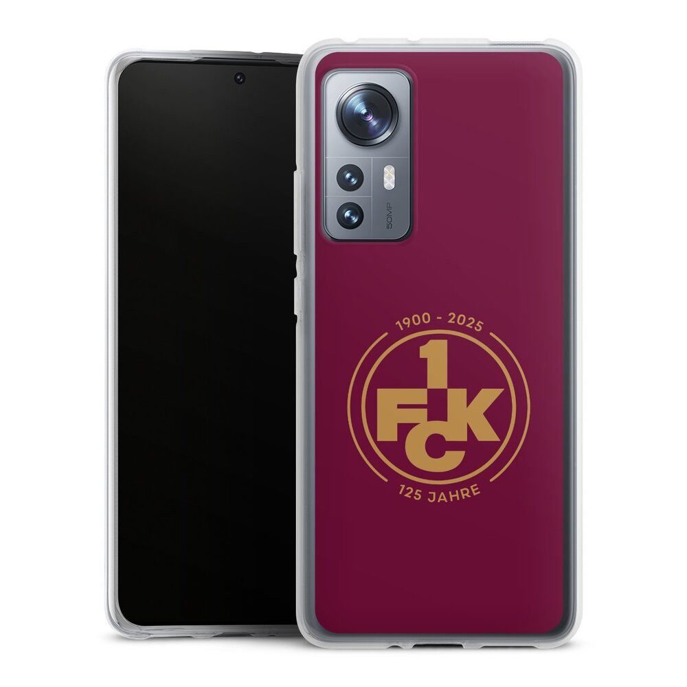 DeinDesign Handyhülle 1. FC Kaiserslautern 1. FCK 125 Jahre 1. FCK 125. Jubiläum, Xiaomi 12 5G Silikon Hülle Bumper Case Handy Schutzhülle