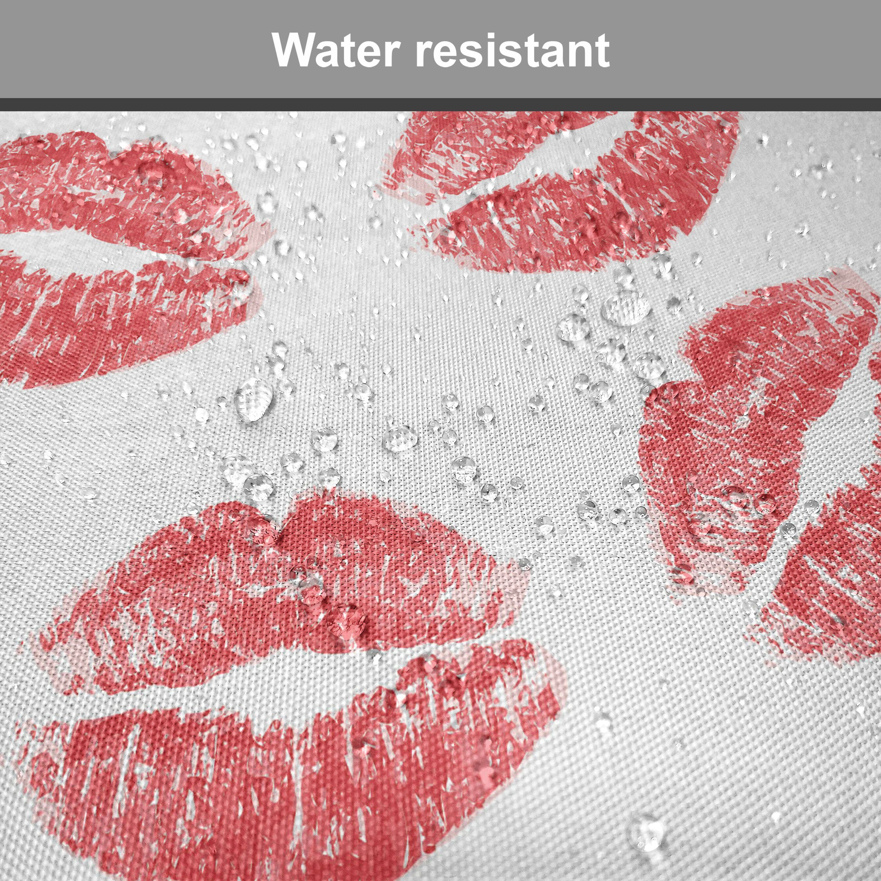 Lippenstifte Küchensitze, Abakuhaus Red Marks Dekoratives mit Kissen Feminin Stuhlkissen wasserfestes Kuss für Riemen